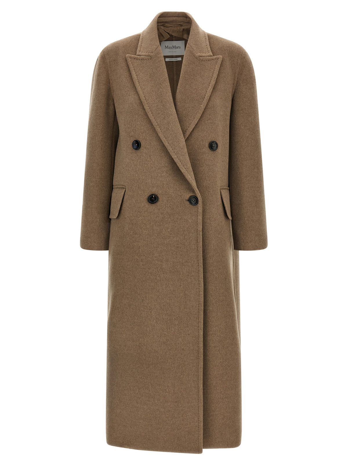 Max Mara Armonia1234 Beige Cashmere Coat - Timeless Luxury