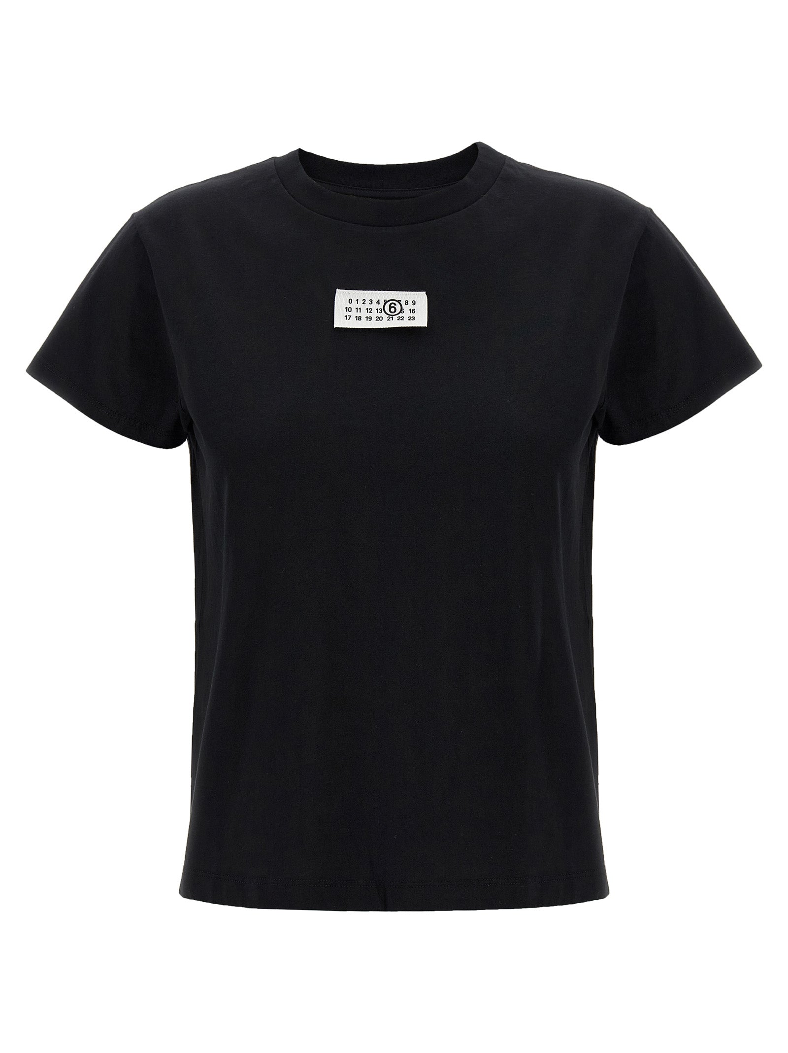 MM6 Maison Margiela Black Cotton T-Shirt - Timeless Luxury Essential