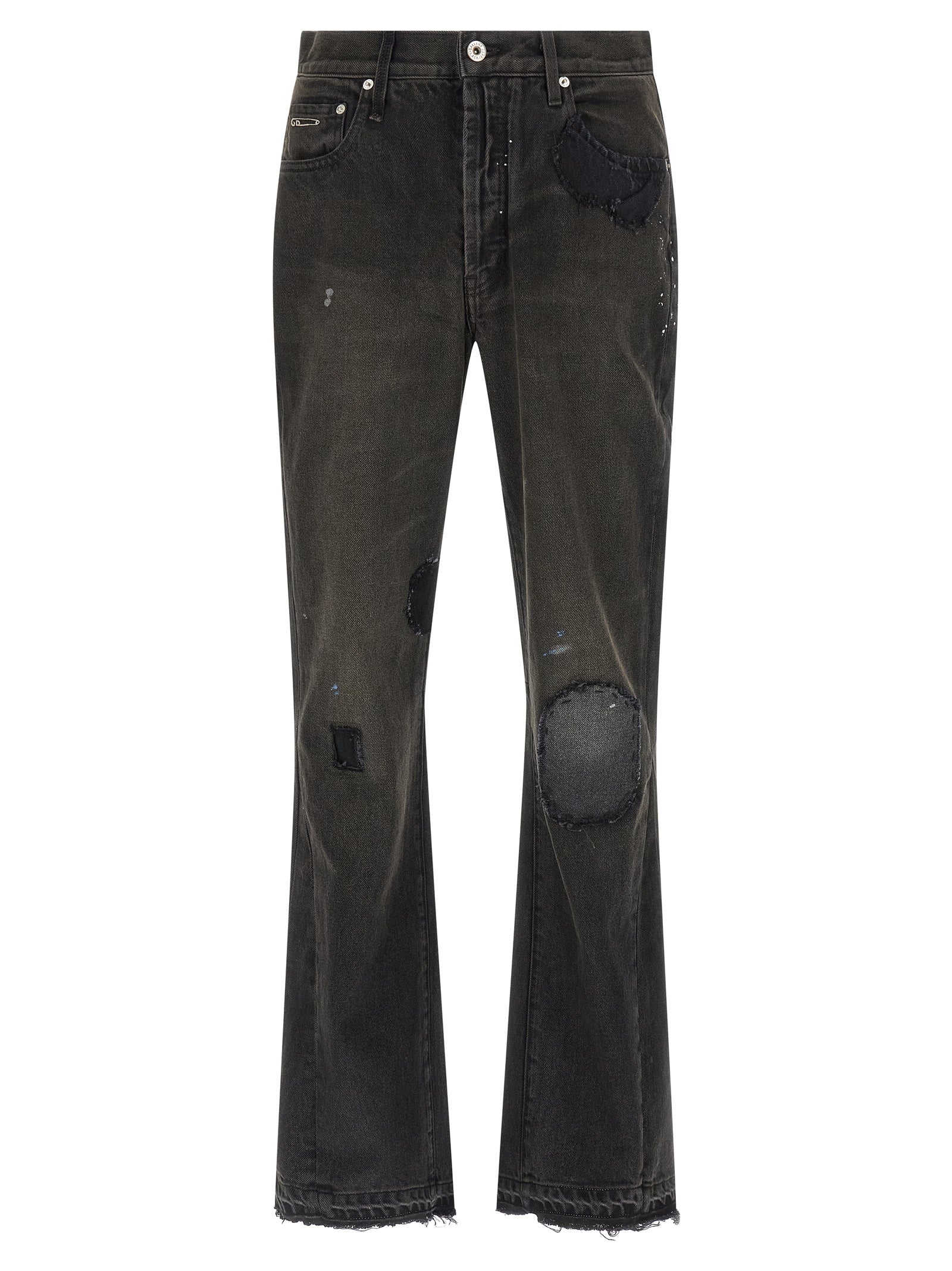 GALLERY DEPT. Black Cotton Flared Jeans