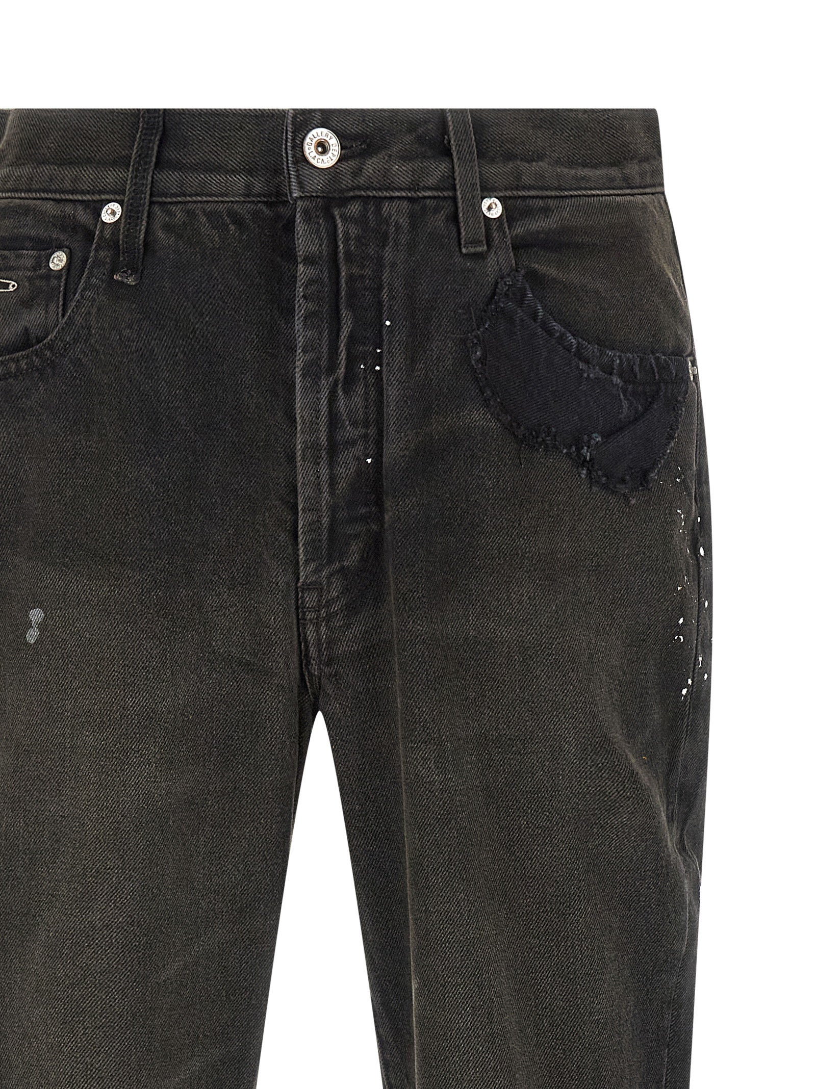 GALLERY DEPT. Black Cotton Flared Jeans