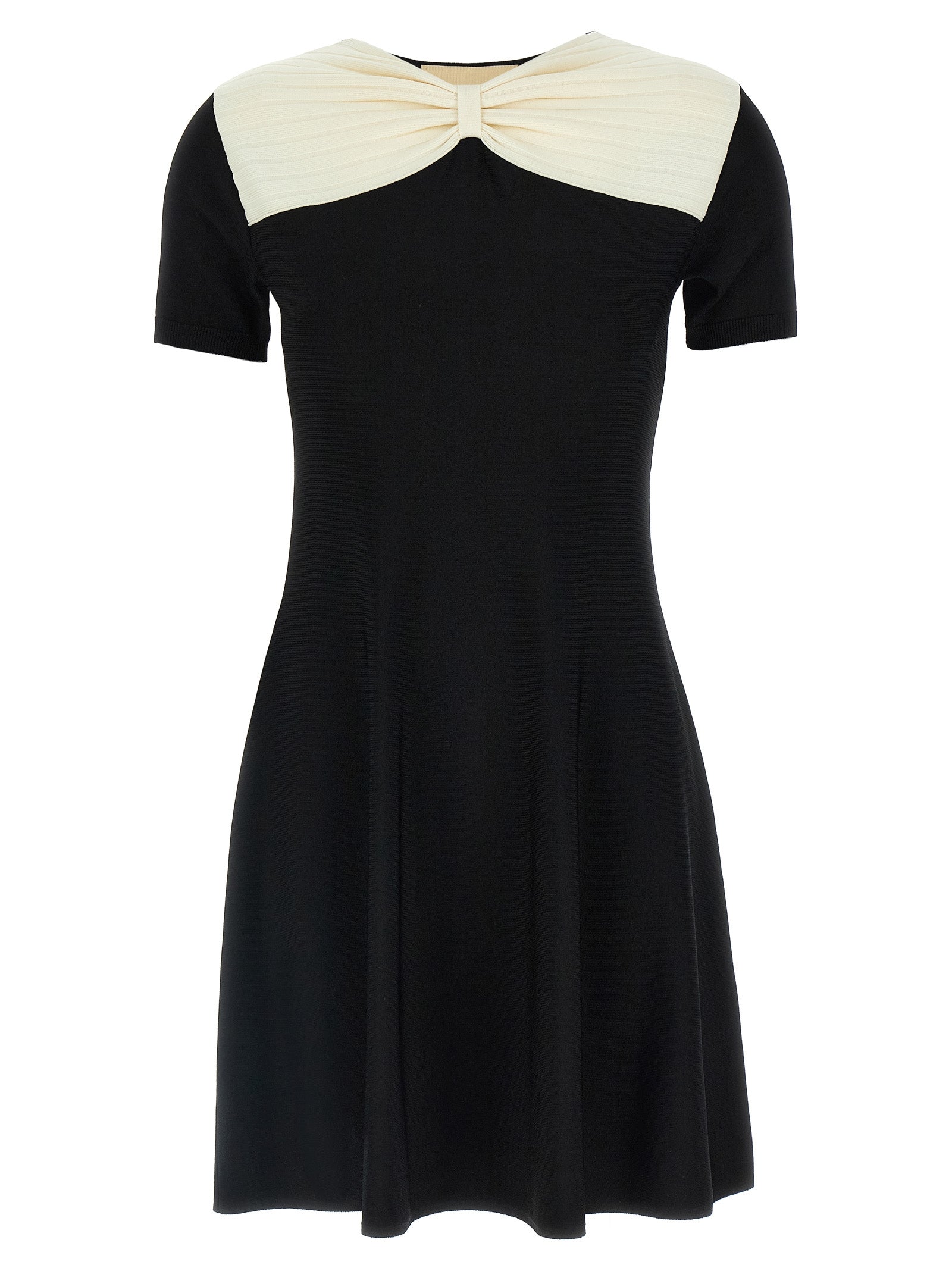 Indulge in the Valentino Garavani Black Viscose Short Dress, where Italian craftsmanship meets timeless elegance, perfect for the discerning individual seeking sophistication.