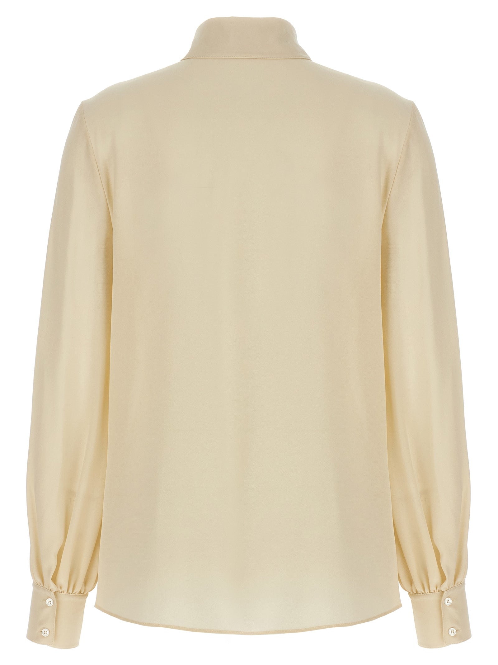 Valentino Garavani Beige Silk Blouse - Timeless Elegance in Luxury