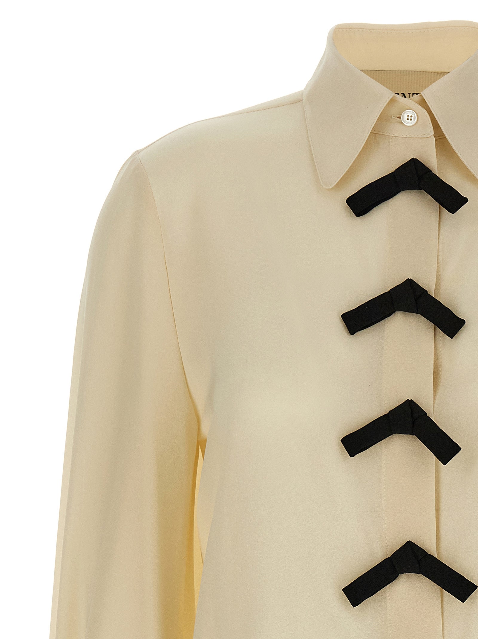 Valentino Garavani Beige Silk Blouse - Timeless Elegance in Luxury