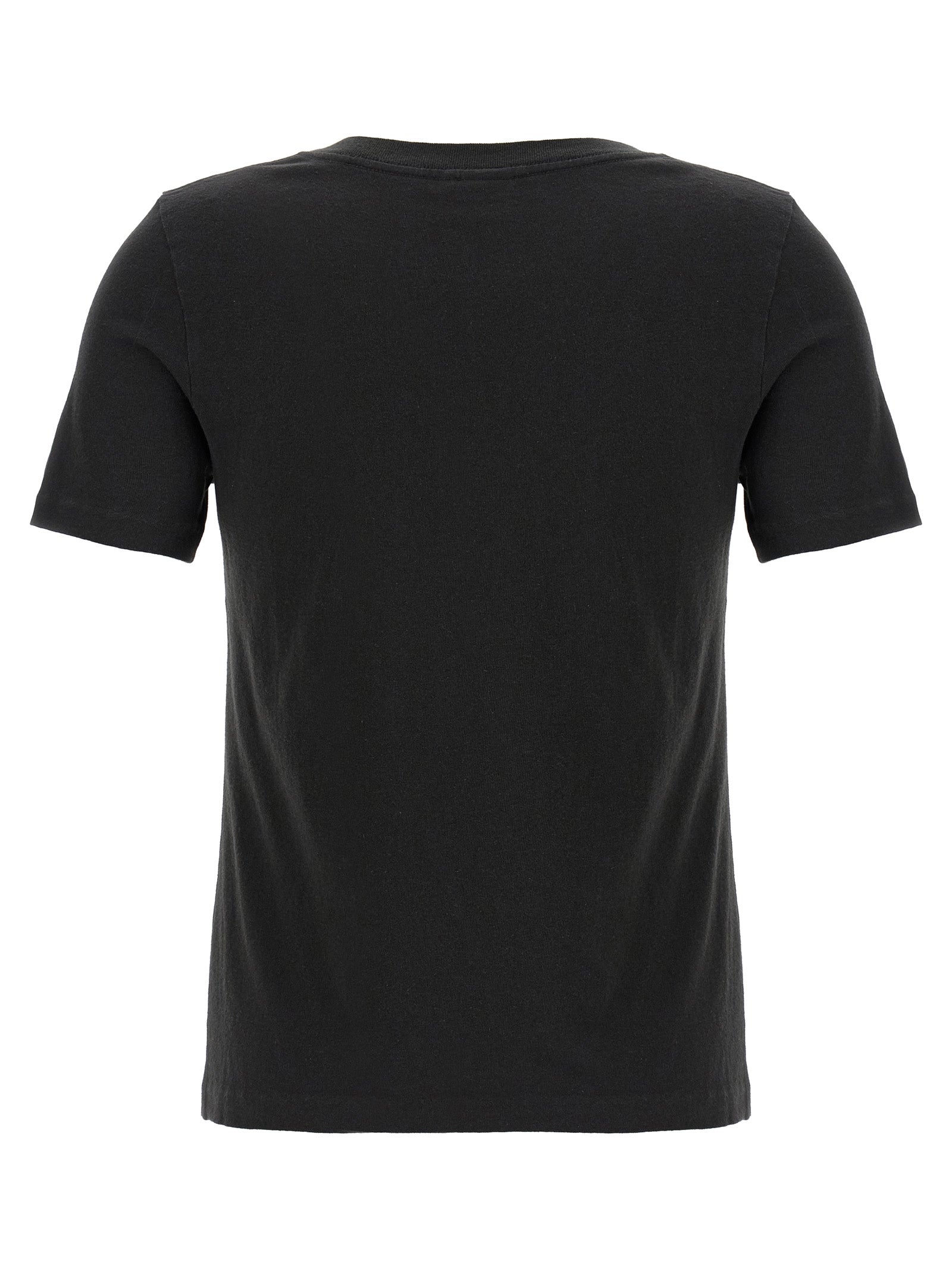 Chloé Black Cotton T-Shirt - Designer Couture Essential Luxury