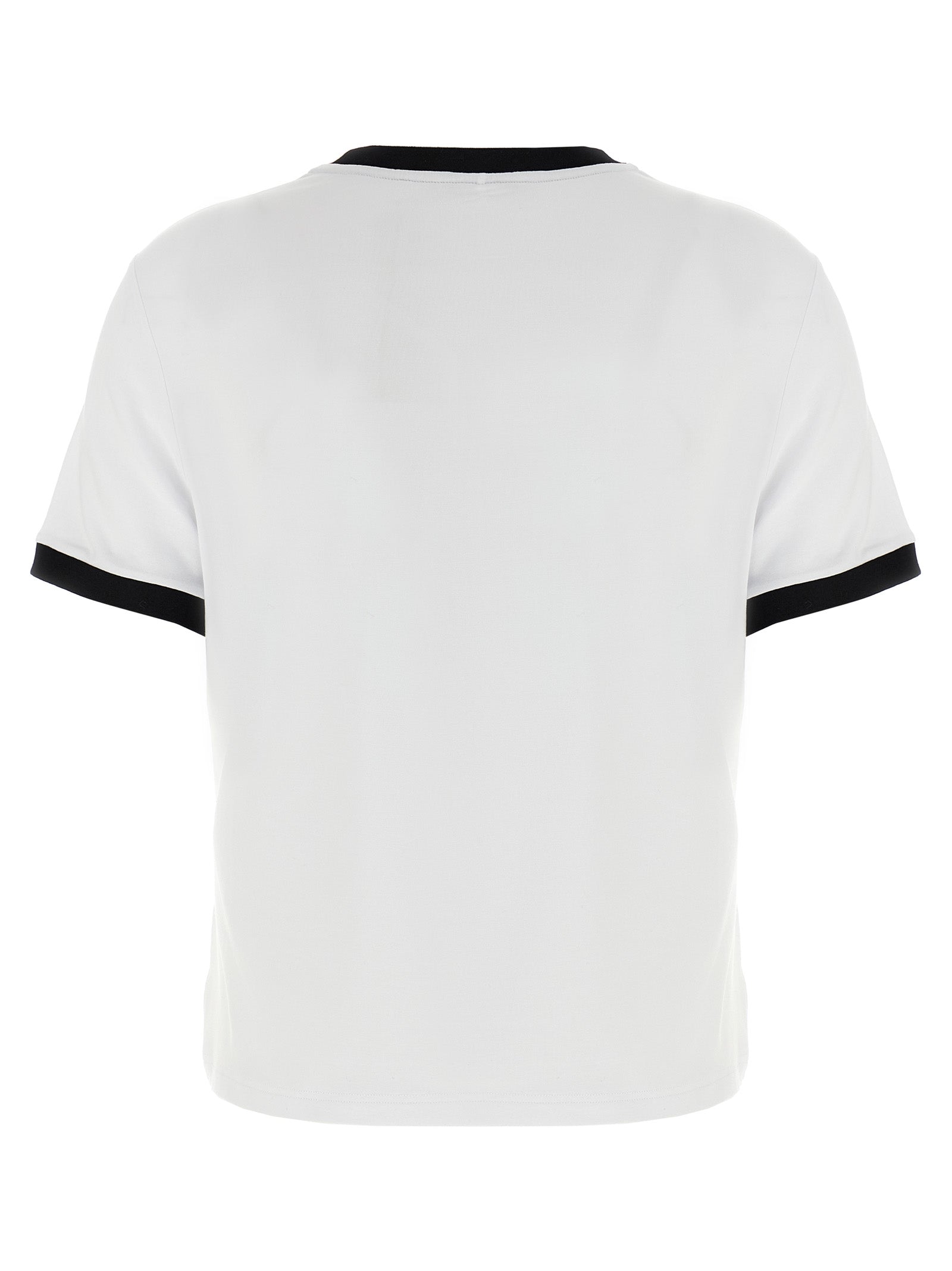 Elevate your style with the Versace Bicolor Viscose T-Shirt, a luxurious blend of Italian craftsmanship and bold design, perfect for the discerning fashion lover.