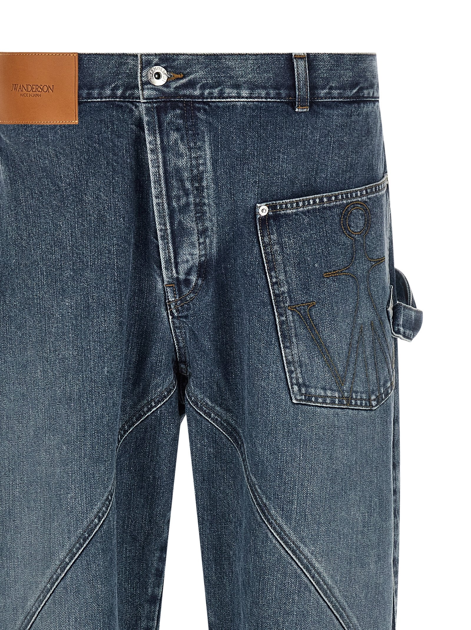 Discover the exquisite J.W.Anderson Blue Cotton Jeans, a luxurious blend of artisanal craftsmanship and contemporary design, perfect for the discerning individual.