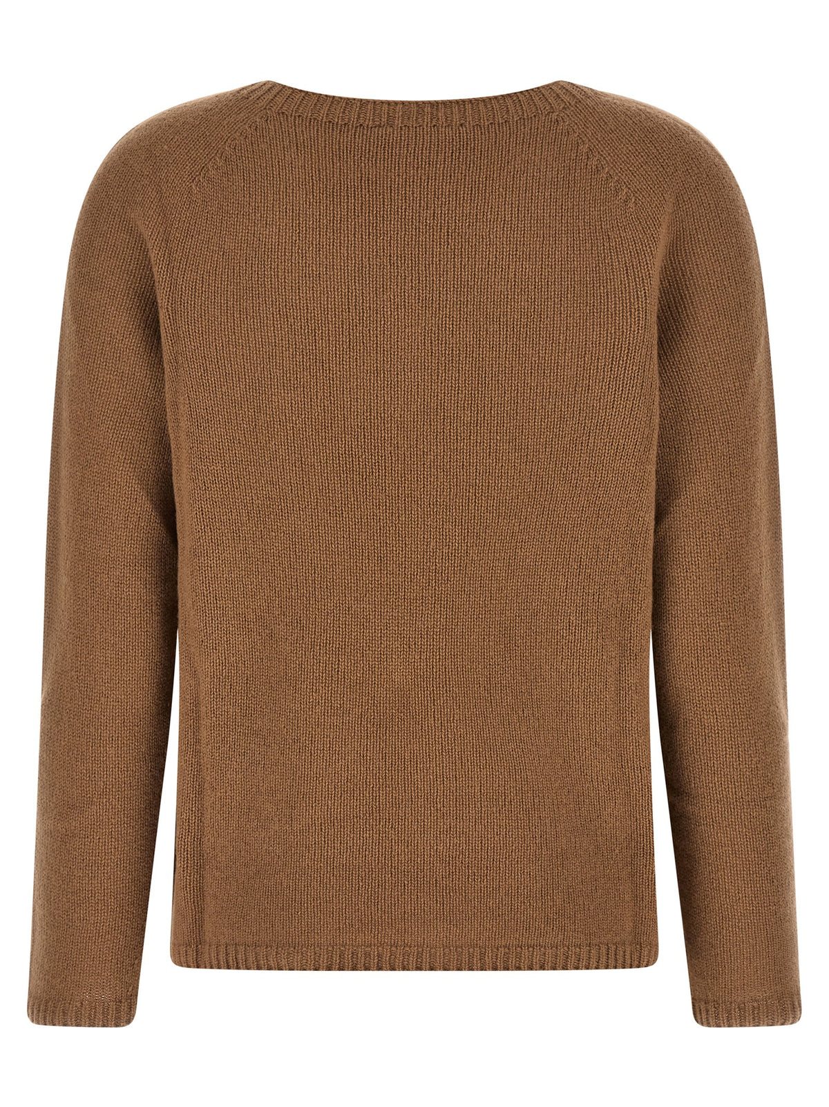 Elevate your wardrobe with the 'S Max Mara Brown Wool Cardigan, a luxurious blend of wool and cashmere, embodying timeless elegance and exceptional Italian craftsmanship.