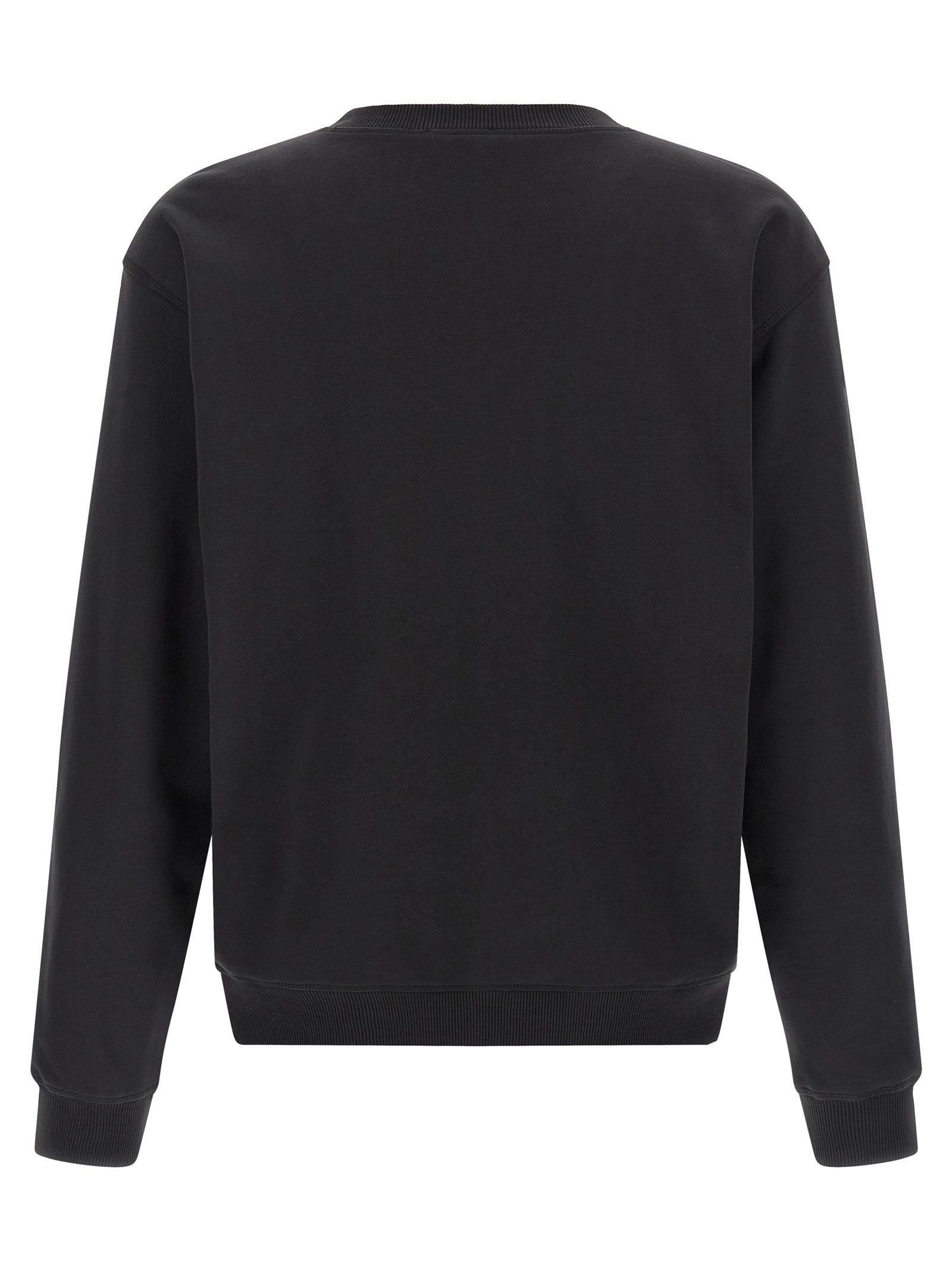 Diesel Black Cotton Sweatshirt - Designer Casual Luxury Wear