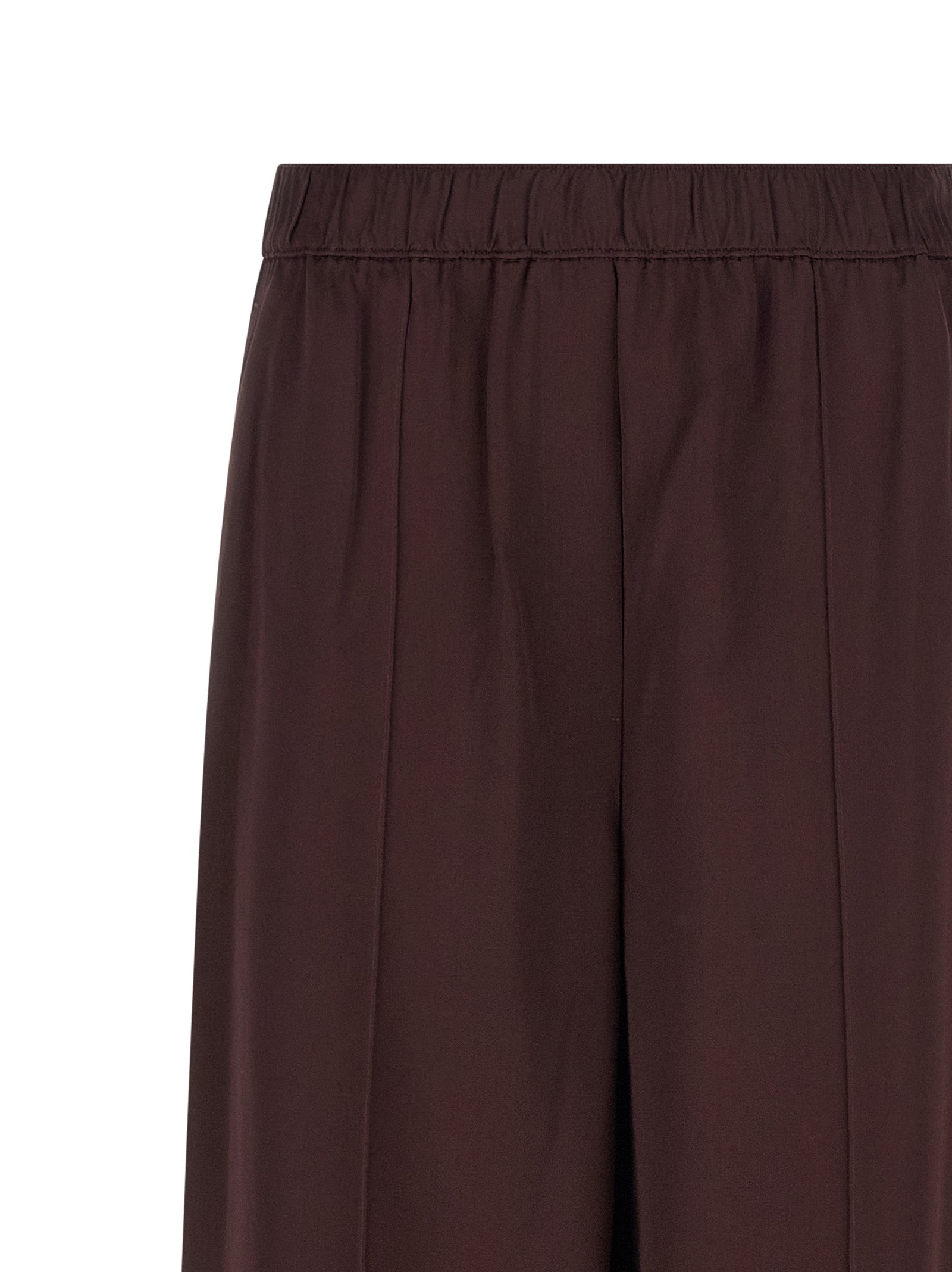 Tory Burch Bordeaux Viscose Casual Pants | Designer Elegance