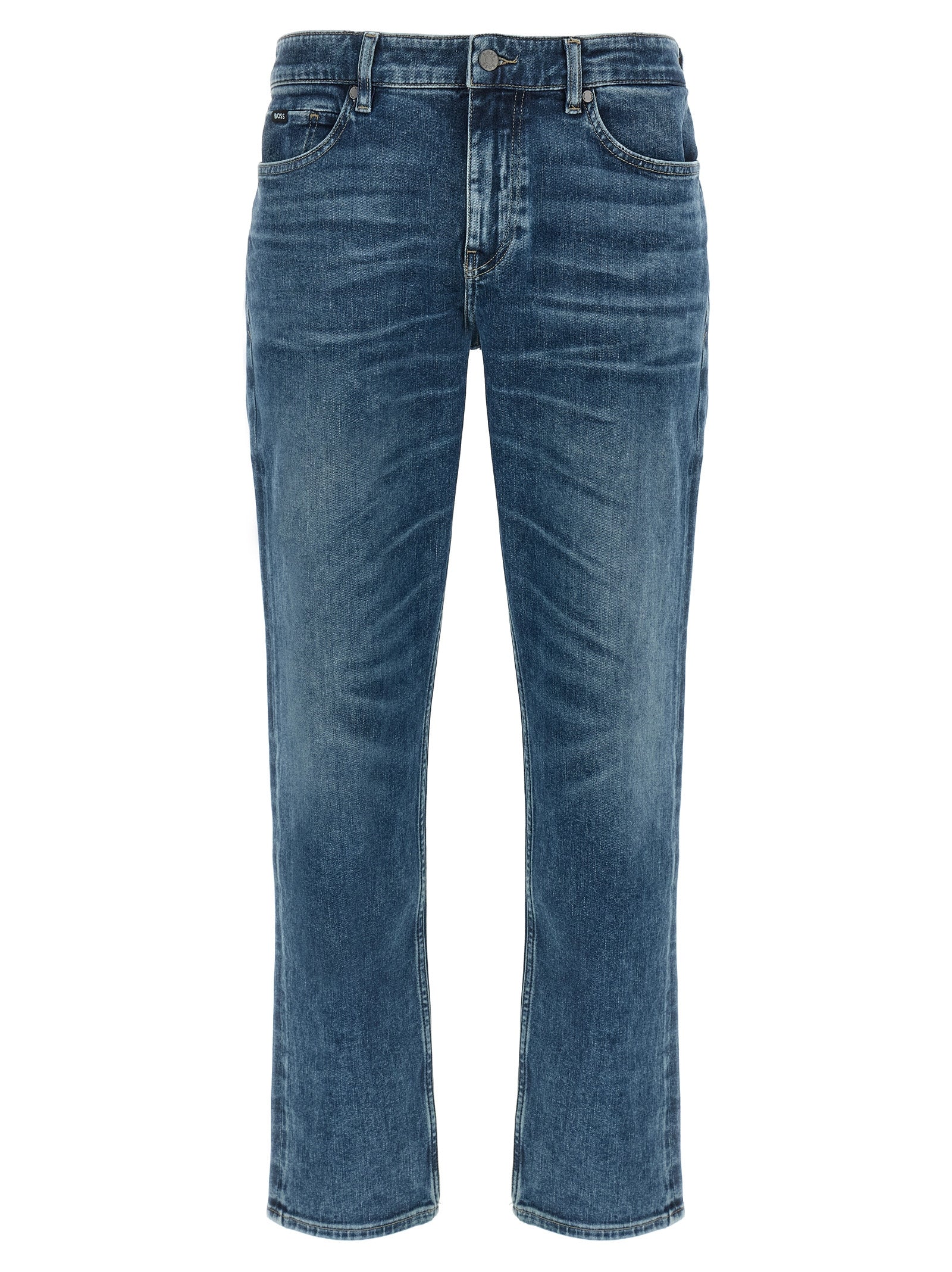 Hugo Boss Blue Cotton Skinny Jeans | Designer Luxury Denim