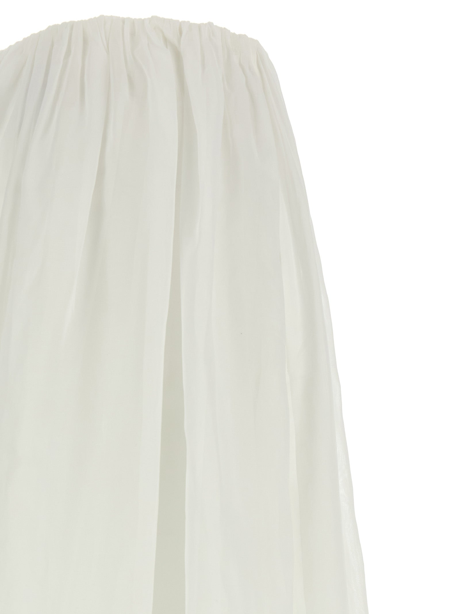 Brunello Cucinelli White Cotton Mini Skirt - Luxurious Couture