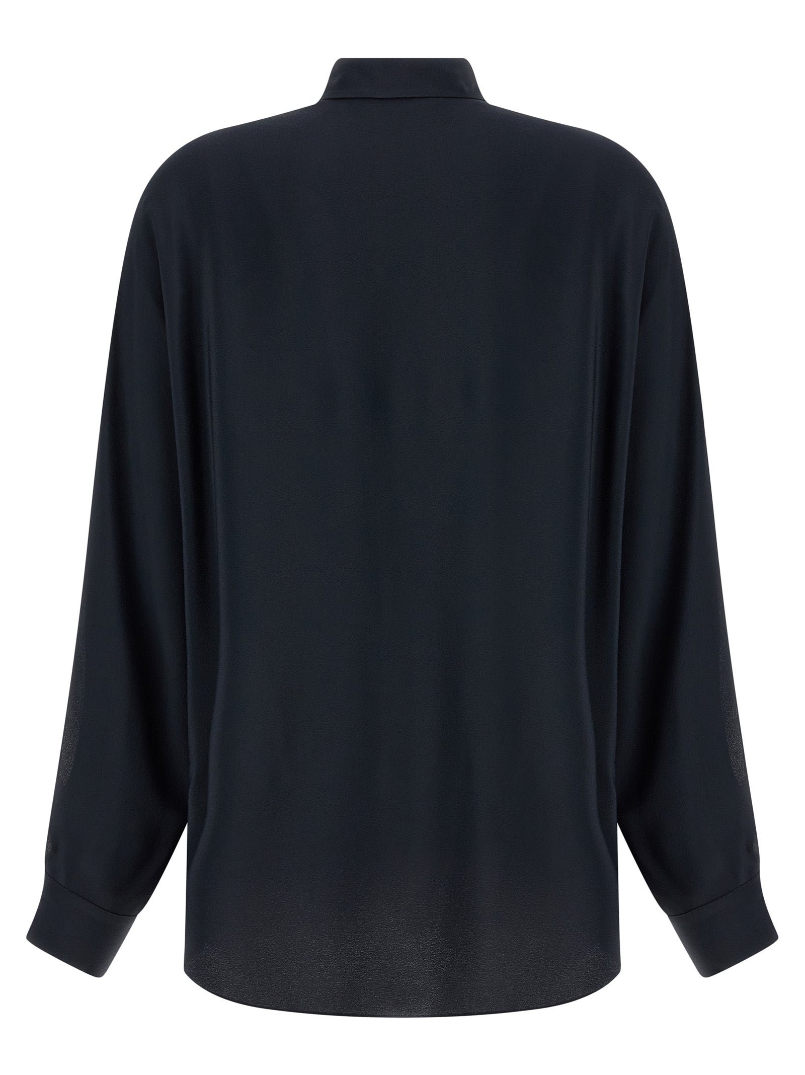 Discover the Fabiana Filippi Blue Acetate Blouse, a luxurious blend of silk and acetate, featuring exquisite cut-out details that redefine elegance and sophistication.