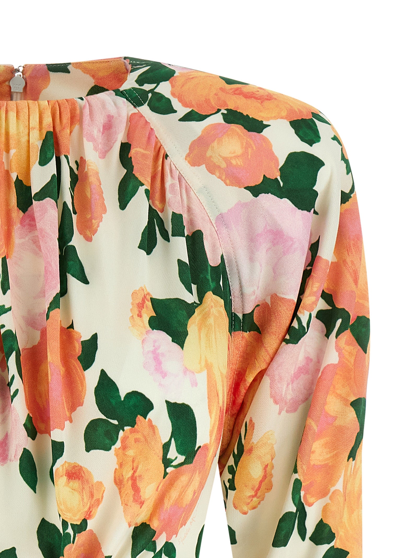 Indulge in the exquisite allure of the Stella McCartney Multicolor Viscose Short Dress, where vibrant floral artistry meets luxurious craftsmanship for unforgettable elegance.