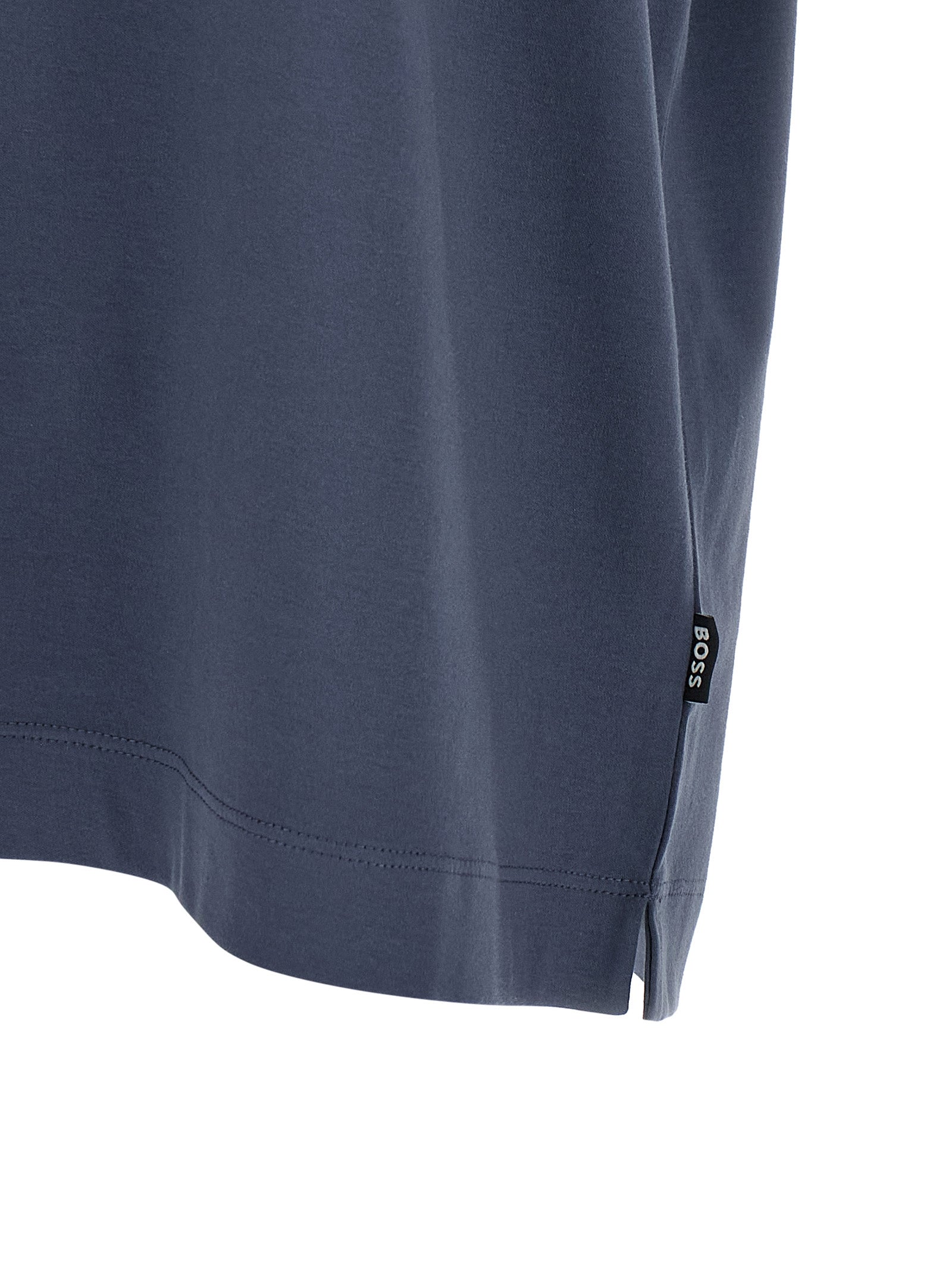 Hugo Boss Blue Cotton T-Shirt - Designer Casual Luxury Wear