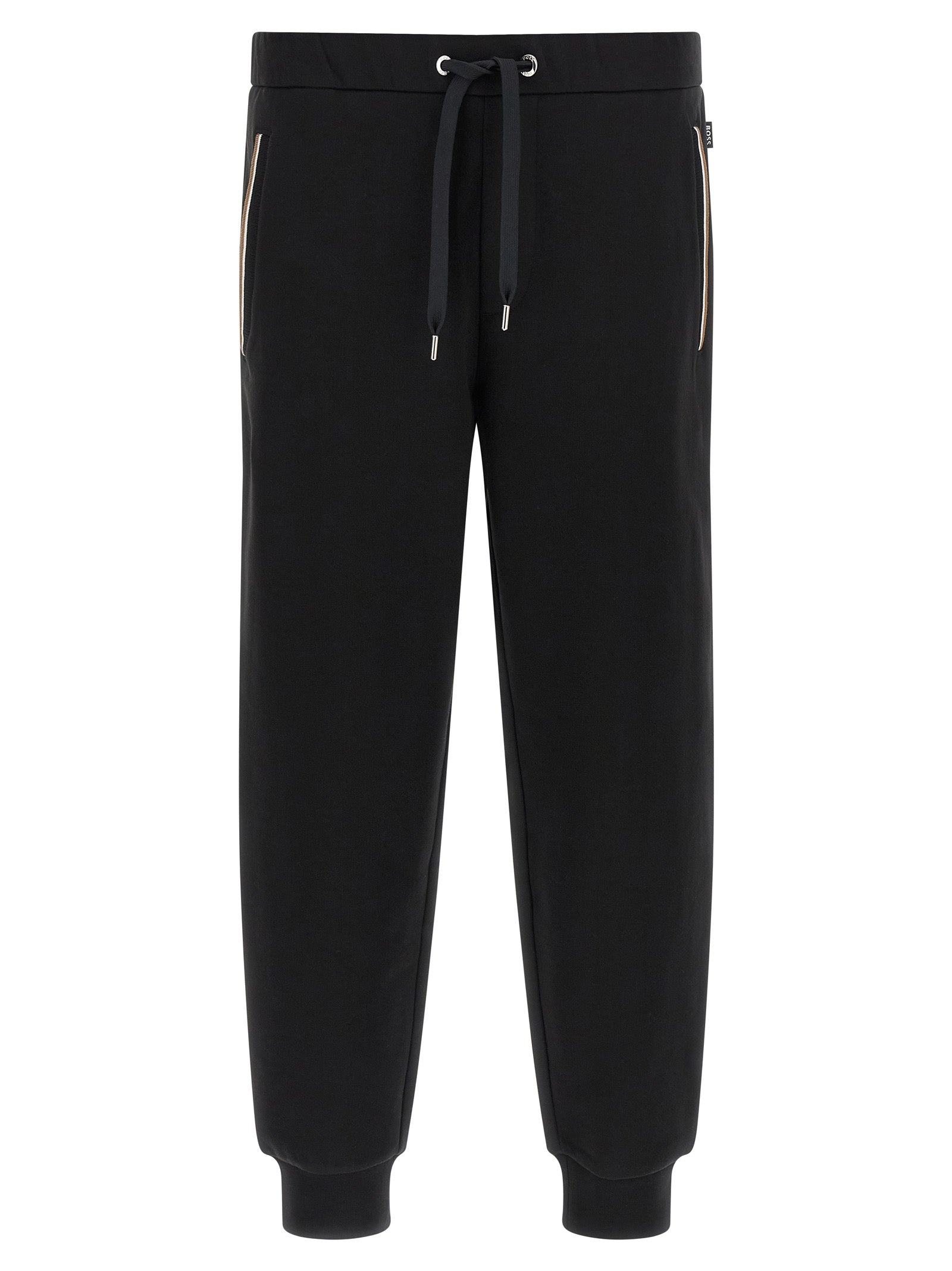 Hugo Boss Black Cotton Joggers - Artisanal Luxury Essentials