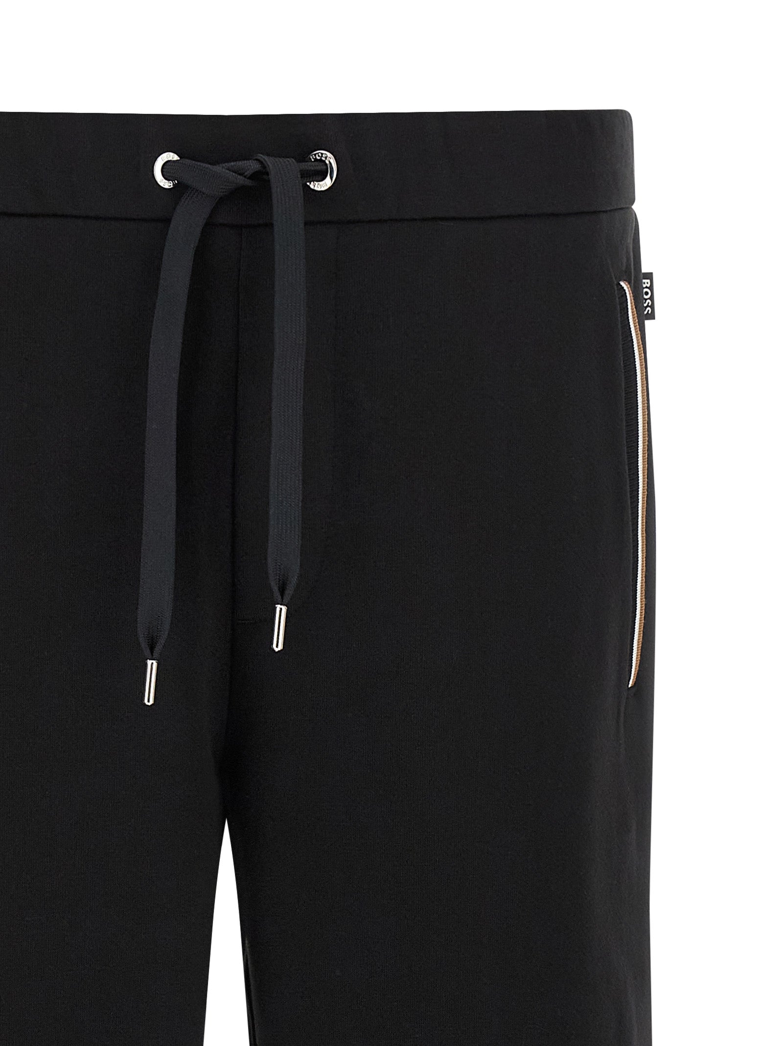 Hugo Boss Black Cotton Joggers - Artisanal Luxury Essentials