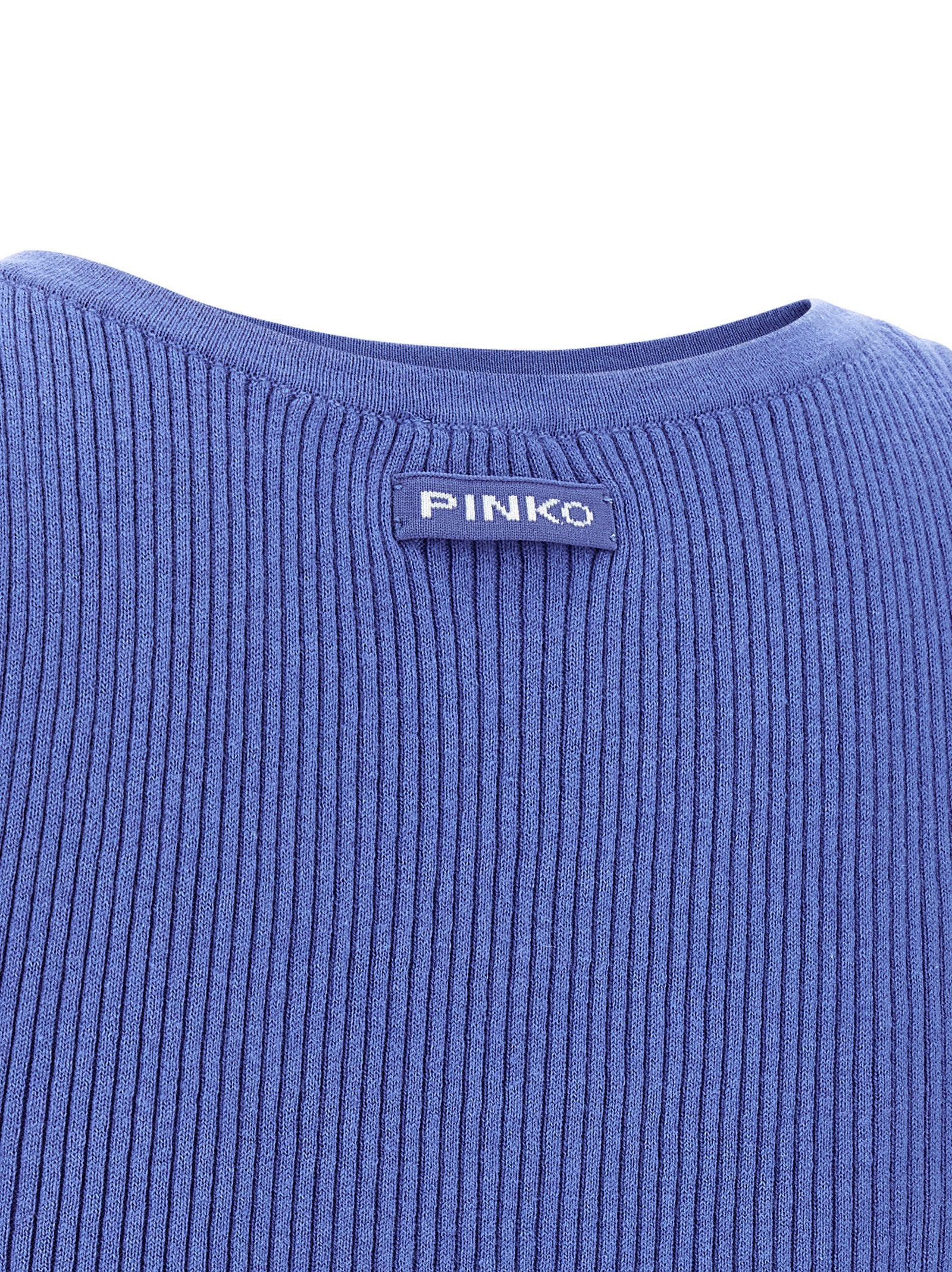 Indulge in the PINKO Sisma tank top, a luxurious blend of cotton and cashmere that redefines elegance, perfect for sophisticated layering or standout style.