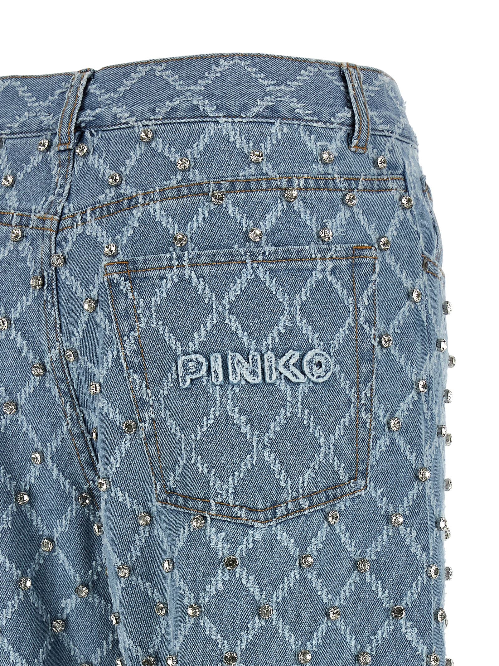 PINKO Blue Cotton Jeans Denim