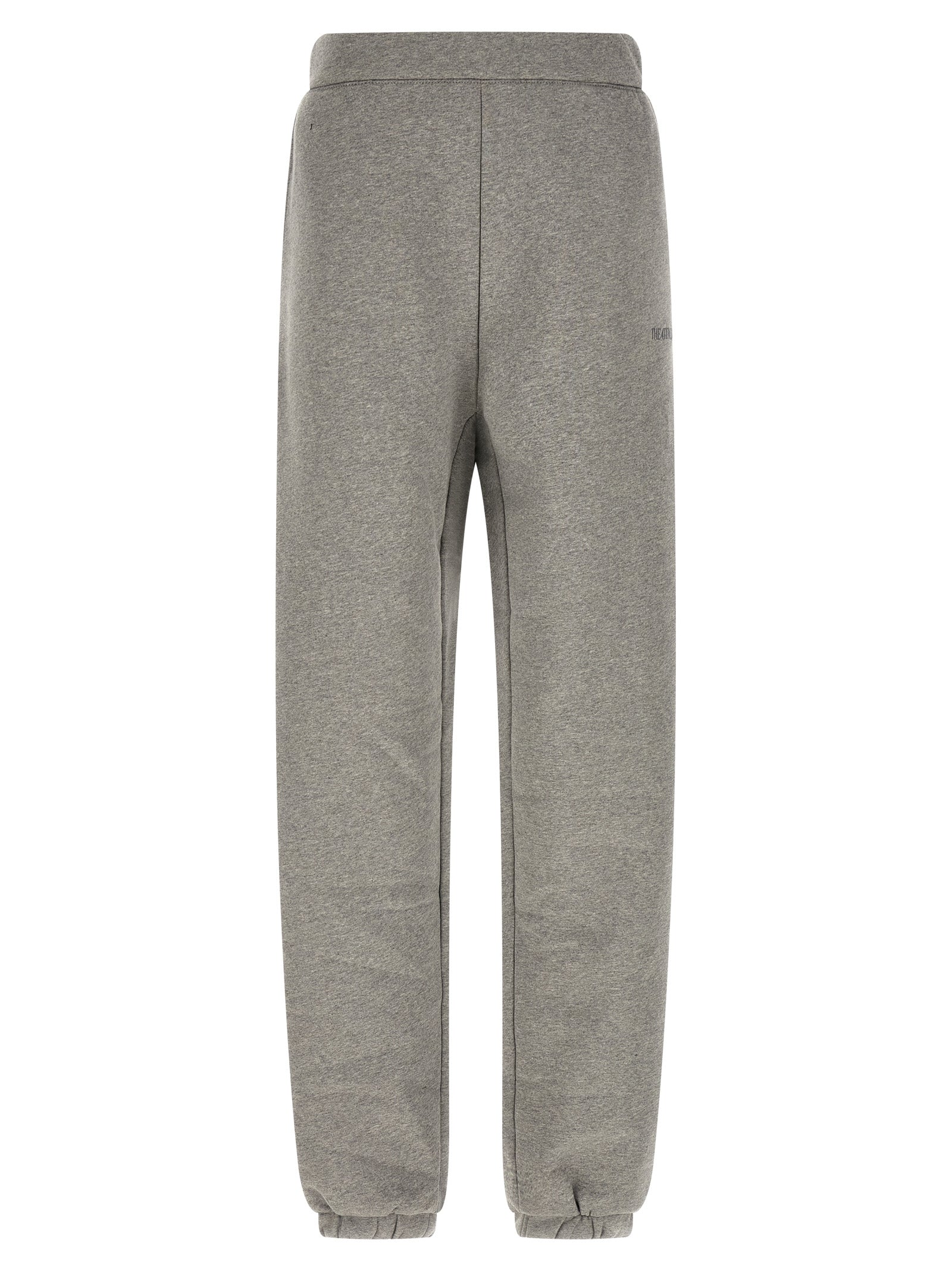 The Attico Gray Cotton Joggers - Luxe Comfort Redefined