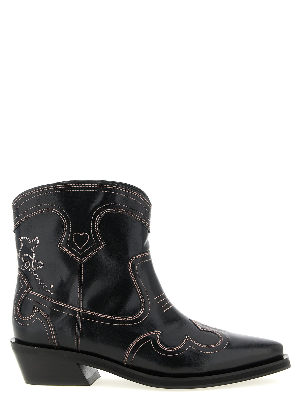 Ganni Black Chelsea Boots - Eco-Chic Luxury Footwear