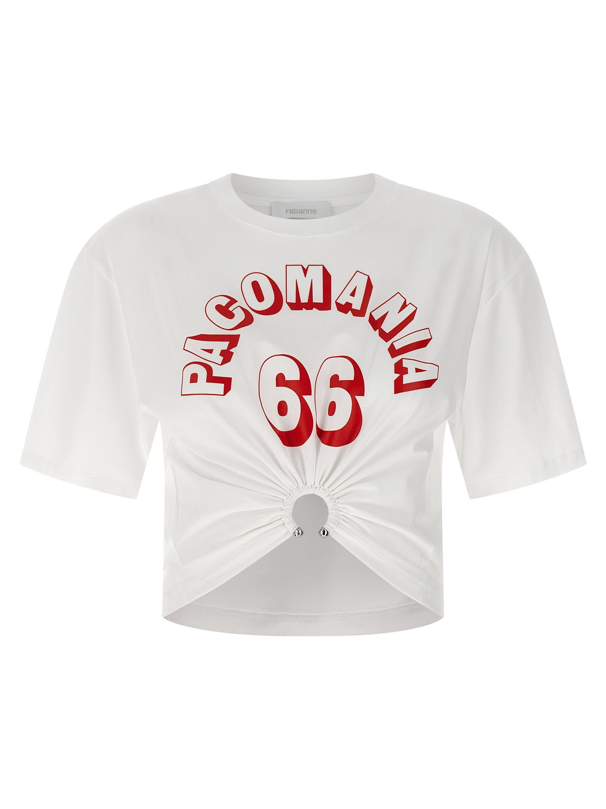 Paco Rabanne White Cotton T-Shirt - Elevate Your Style