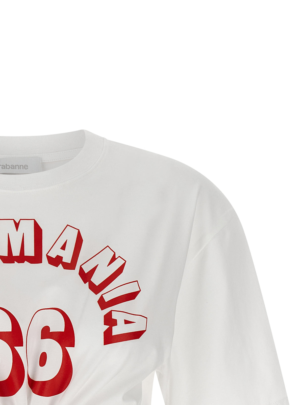 Paco Rabanne White Cotton T-Shirt - Elevate Your Luxury Wardrobe