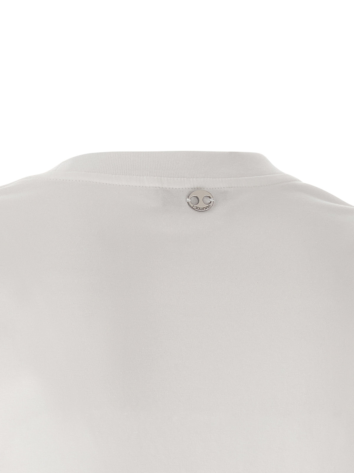 Paco Rabanne White Cotton T-Shirt - Contemporary Luxury Redefined