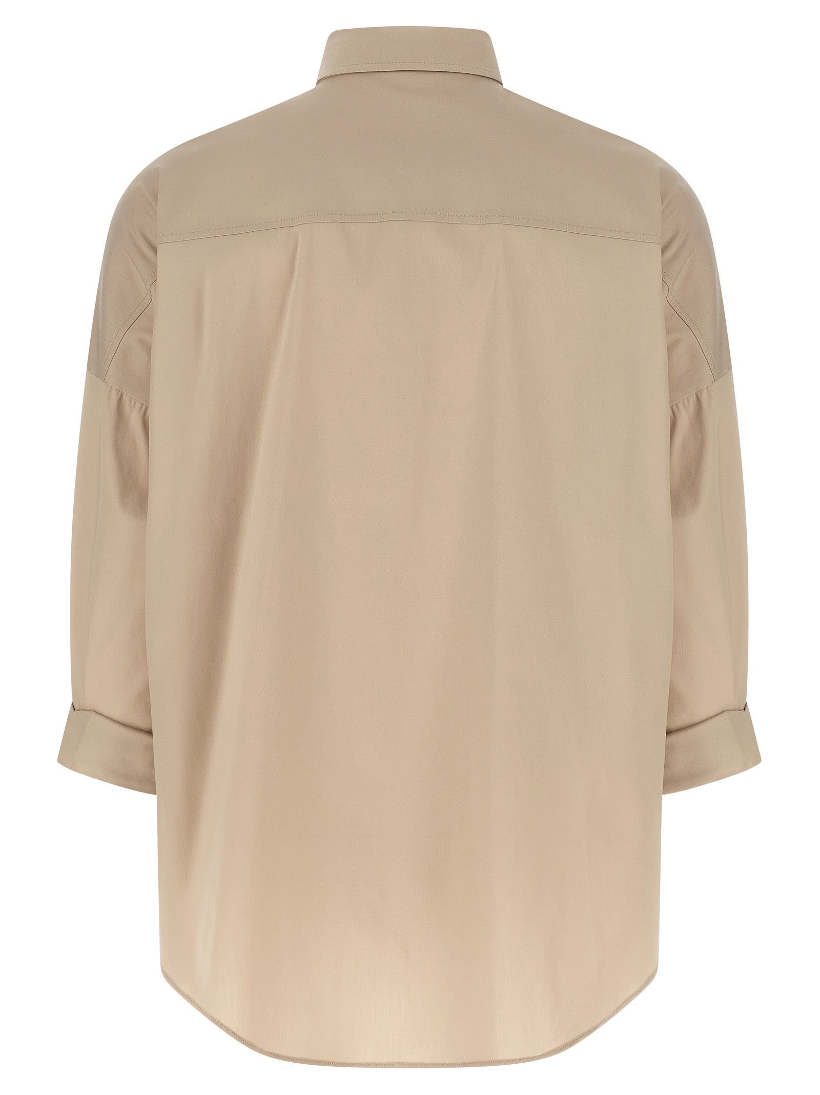 Brunello Cucinelli Beige Cotton Blouse - Timeless Italian Luxury