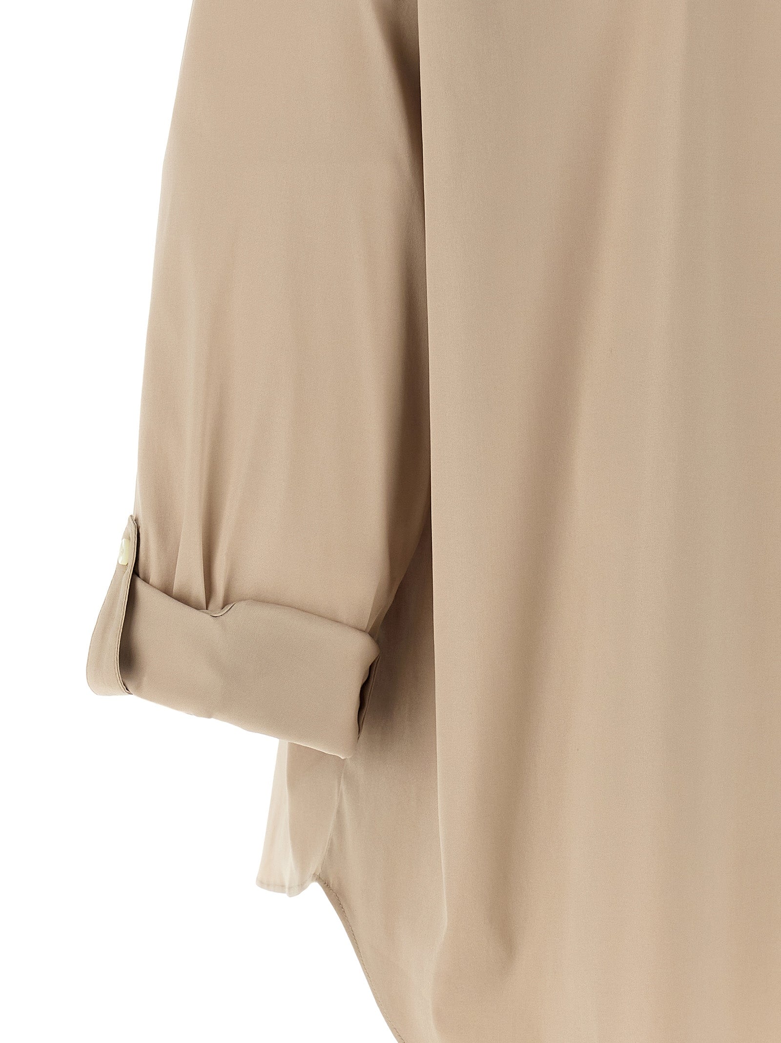 Brunello Cucinelli Beige Cotton Blouse - Timeless Italian Luxury