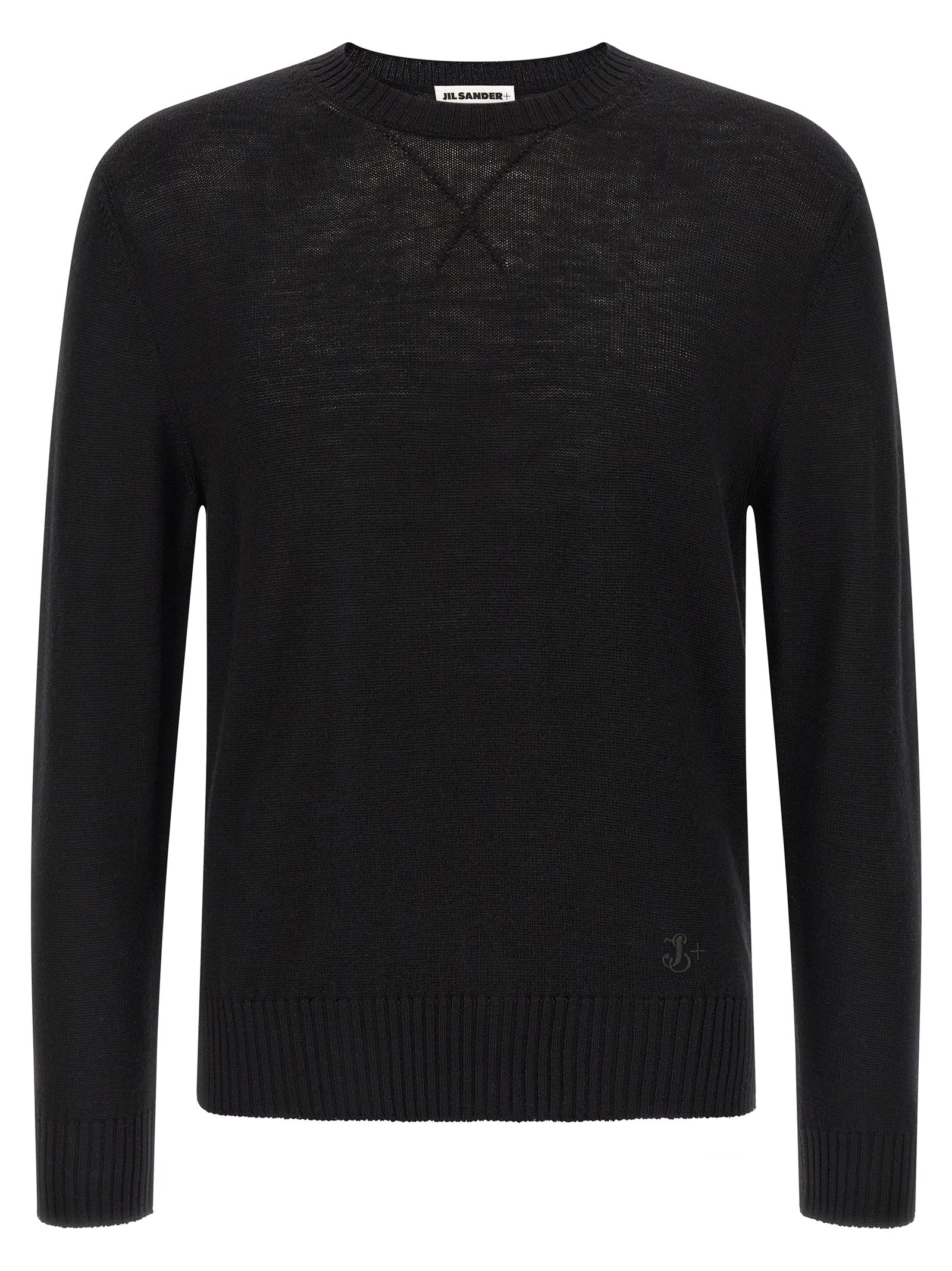 Jil Sander Black Virgin Wool Cardigan - Artisanal Luxury Wear