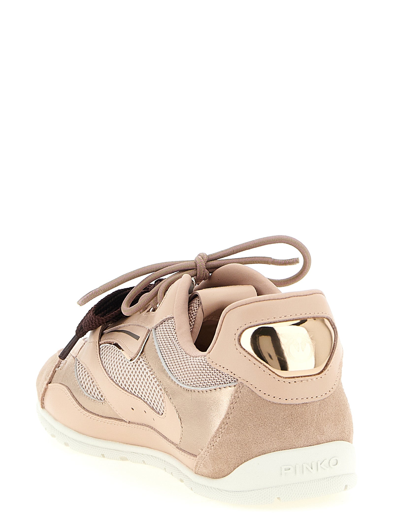 PINKO Multicolor Leather Athletic Sneakers