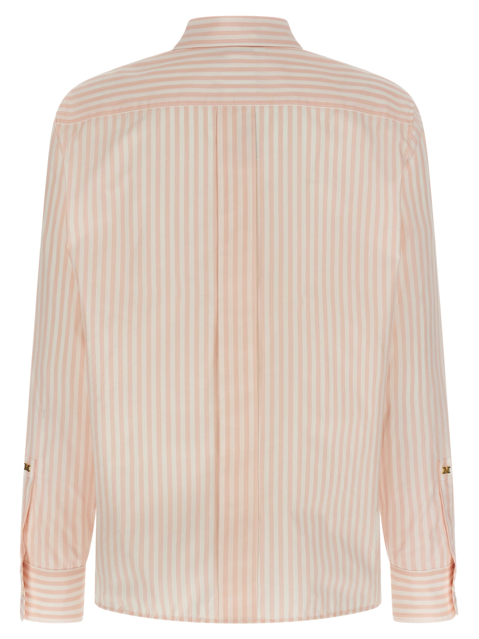 Experience the allure of the Max Mara Multicolor Cotton Blouse, a masterpiece of Italian craftsmanship in luxurious cotton poplin, perfect for elevating any sophisticated wardrobe.