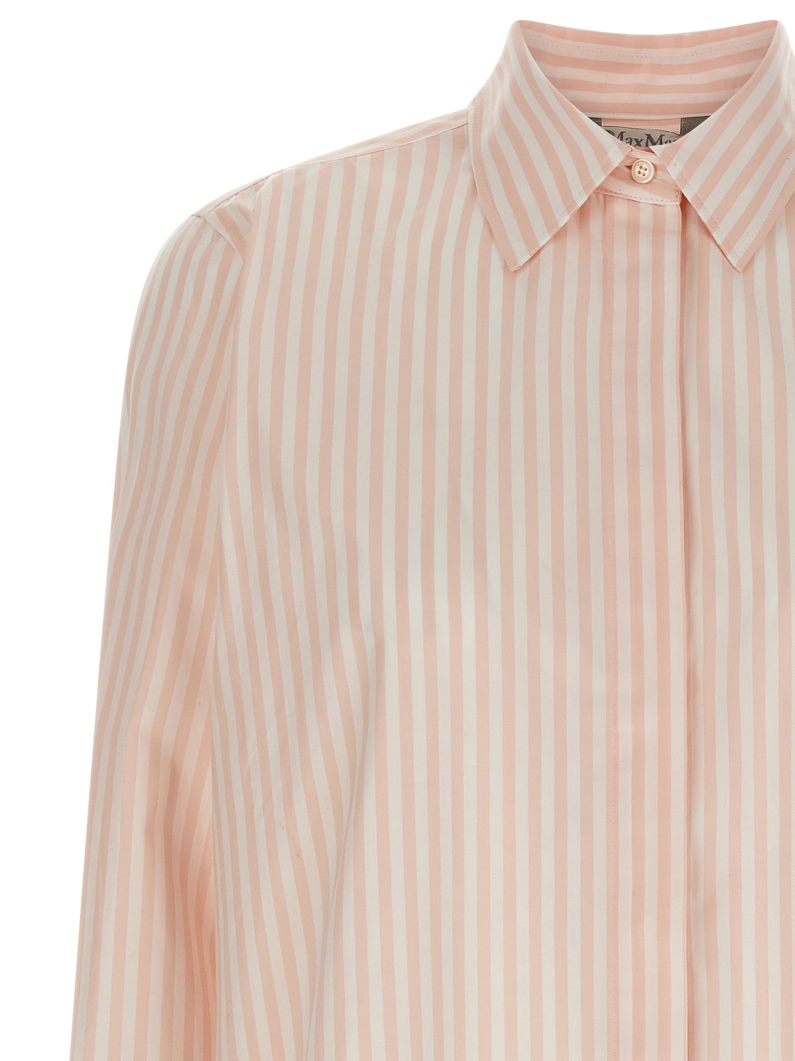 Elevate your style with the Max Mara Multicolor Cotton Blouse, a luxurious blend of Italian craftsmanship and timeless elegance, perfect for any sophisticated occasion.