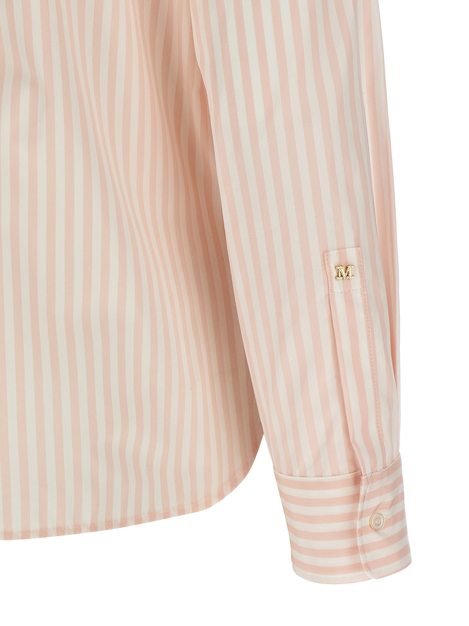Elevate your style with the Max Mara Multicolor Cotton Blouse, a masterpiece of Italian craftsmanship in luxurious cotton poplin, perfect for any sophisticated occasion.