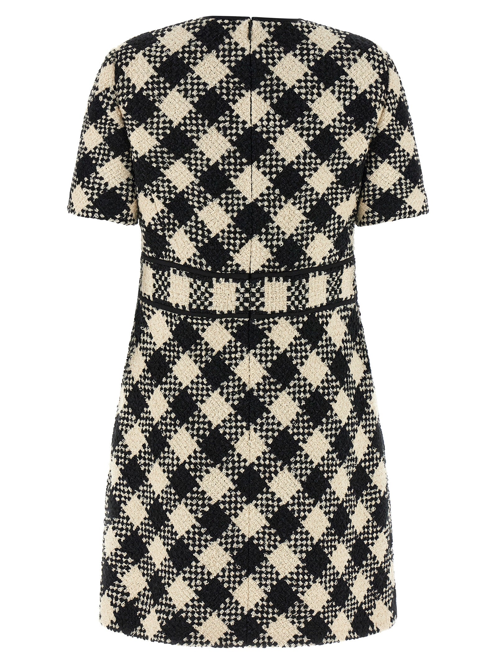 Discover the Valentino Garavani Bicolor Cotton Short Dress, a masterpiece of exquisite craftsmanship and luxurious materials, perfect for the discerning individual.