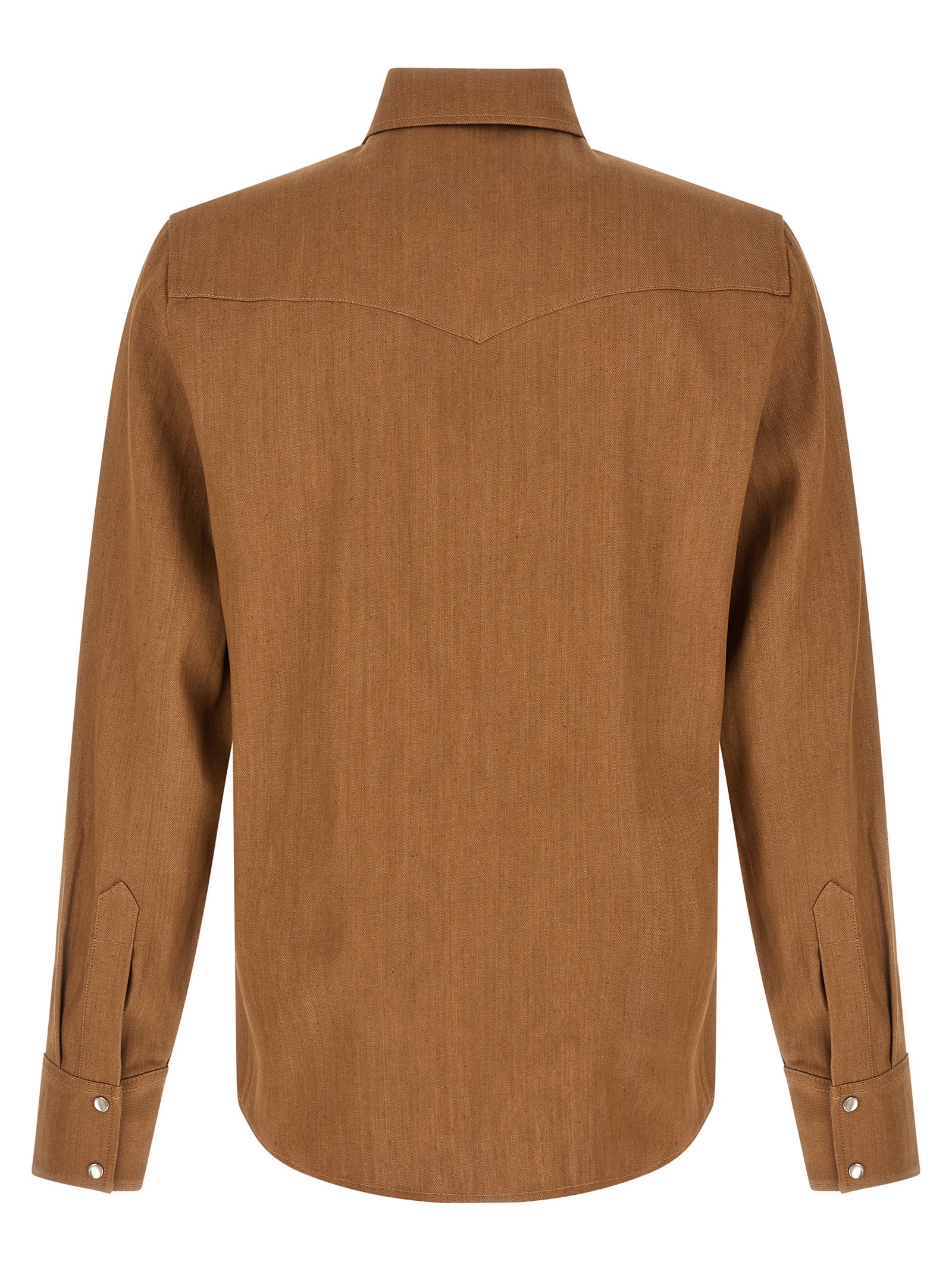 A.P.C. Brown Cotton Blouse