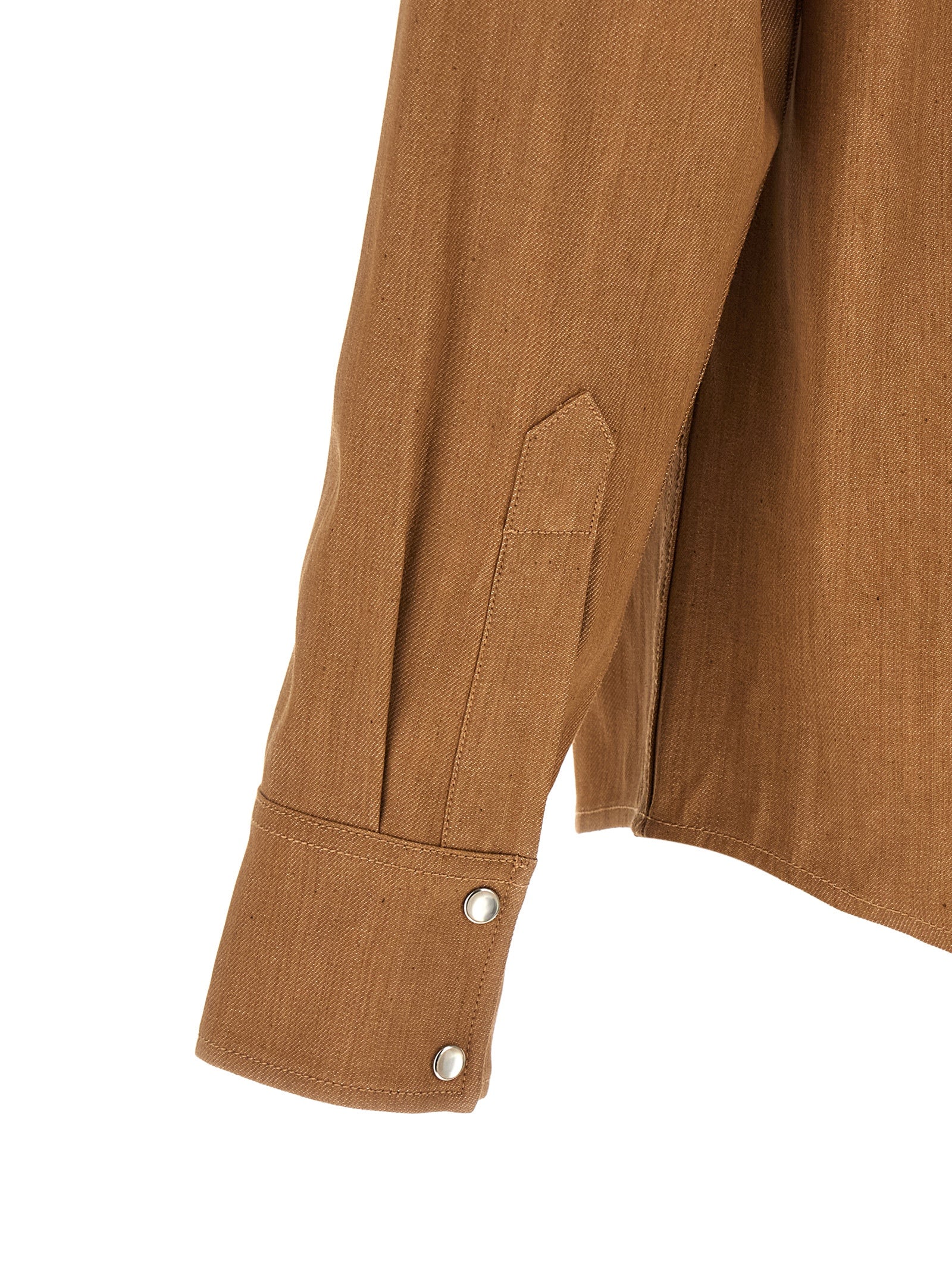 A.P.C. Brown Cotton Blouse