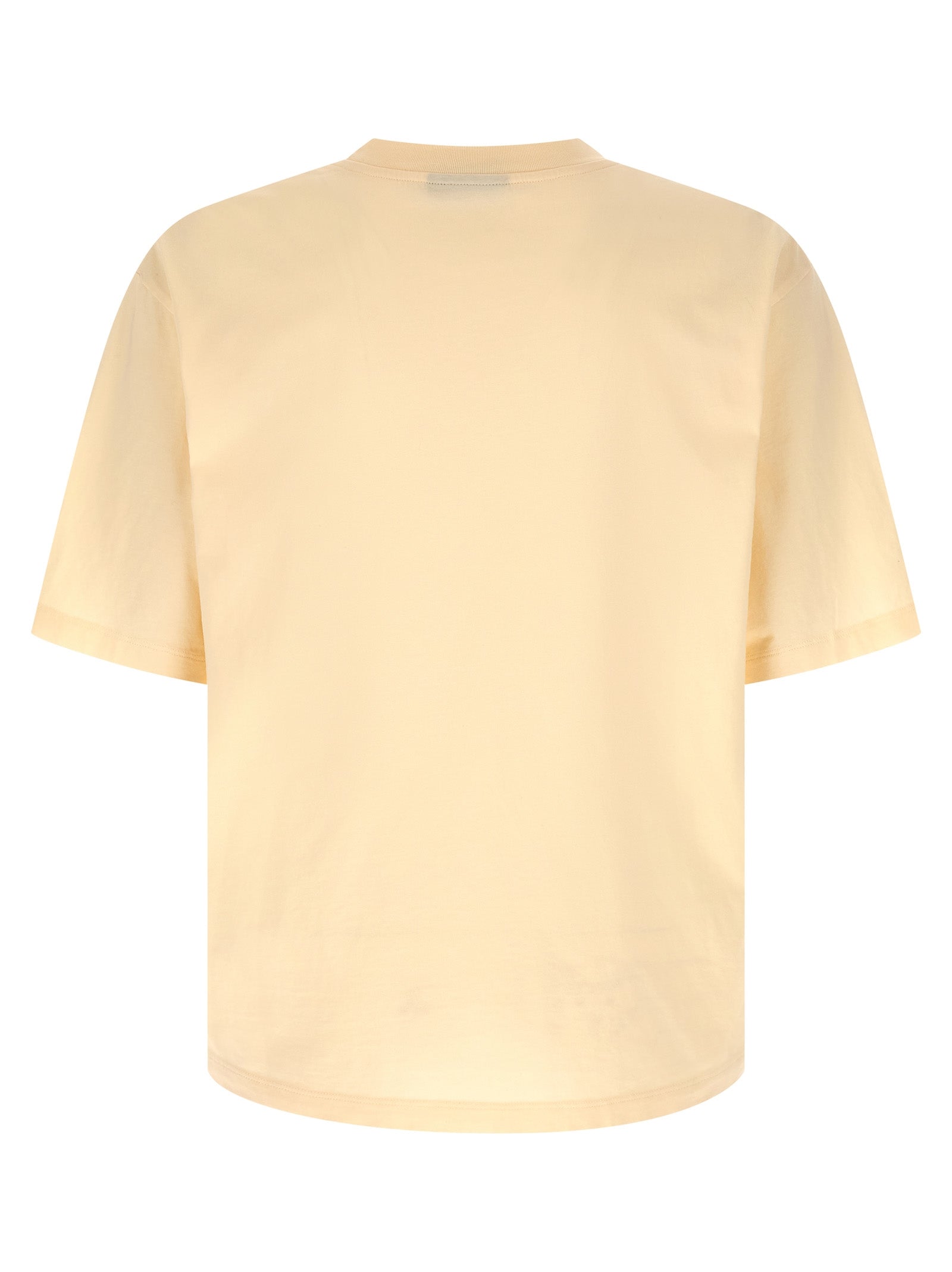 Dsquared² Beige Cotton T-Shirt - Artisanal Luxury Statement