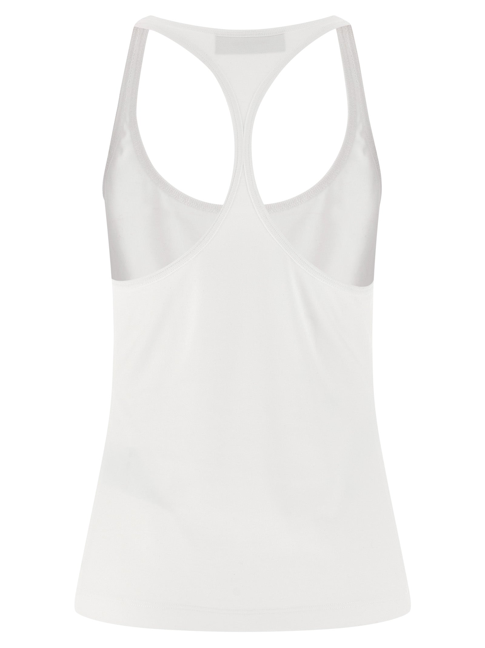 Dsquared² White Cotton Tank Tops