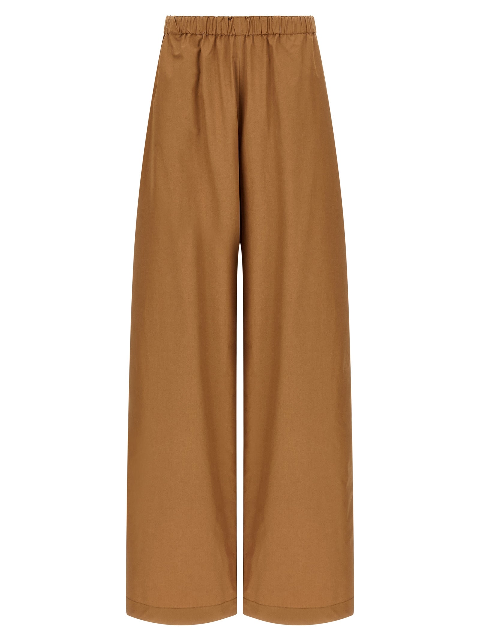 Elevate your style with Fabiana Filippi's brown cotton casual pants, a masterpiece of Italian craftsmanship that seamlessly blends luxury and sophistication for every occasion.