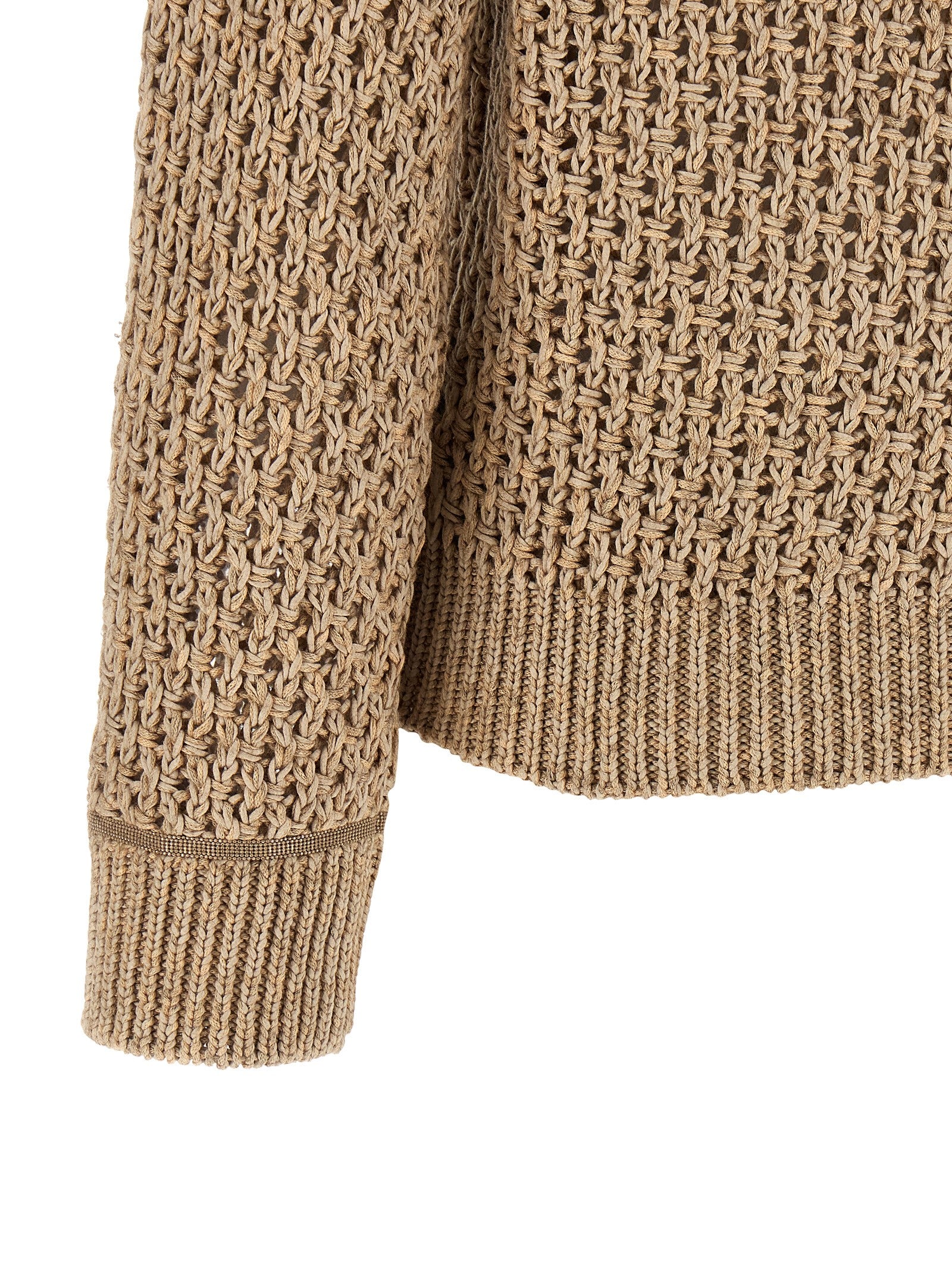 Elevate your style with the Fabiana Filippi Brown Cotton Cardigan, a luxurious blend of cotton and yak wool, embodying Italian craftsmanship and timeless elegance.