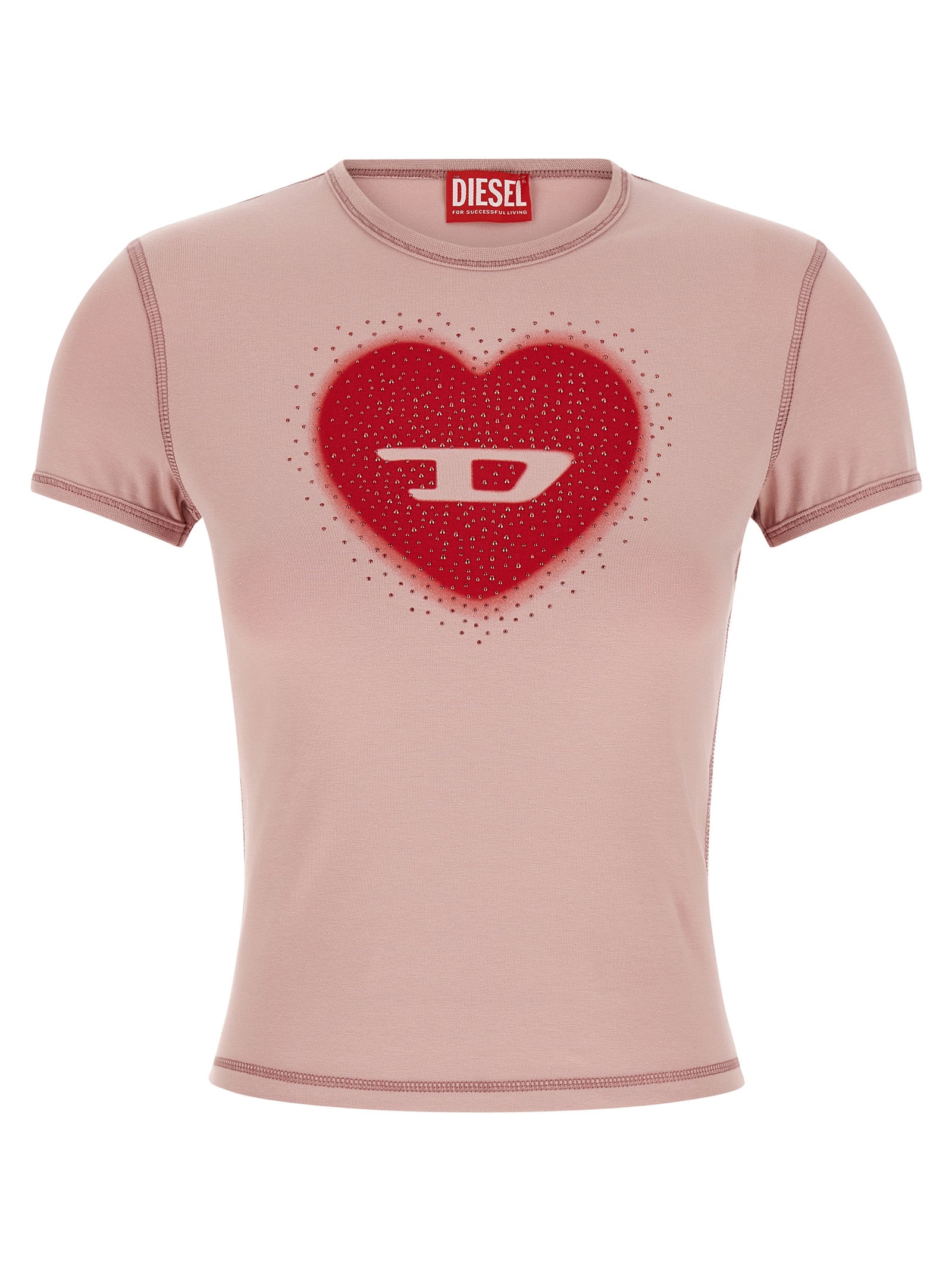 Diesel Multicolor Cotton T-Shirt - Designer Luxury Statement Piece
