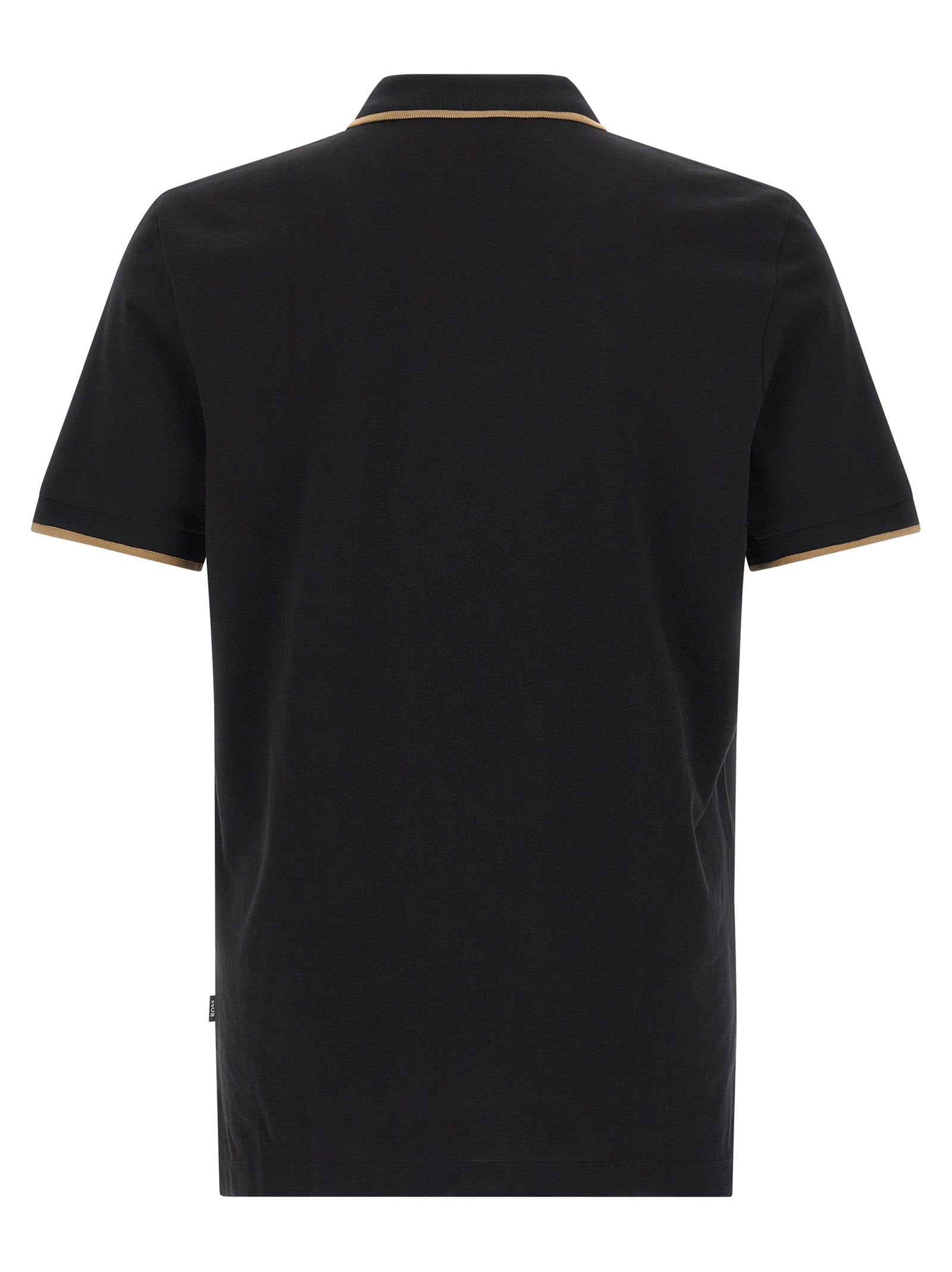 Hugo Boss Black Cotton Polo Shirt - Designer Artisanal Luxury