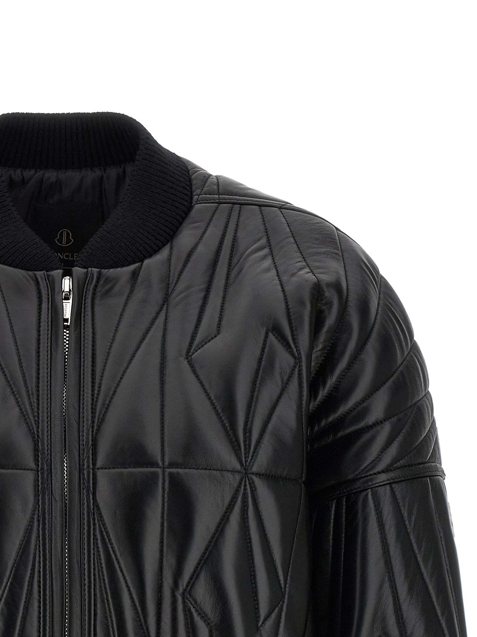 Indulge in the exquisite allure of the Rick Owens Black Lamb Leather Jacket, a masterpiece of luxury craftsmanship that redefines sophistication and style.