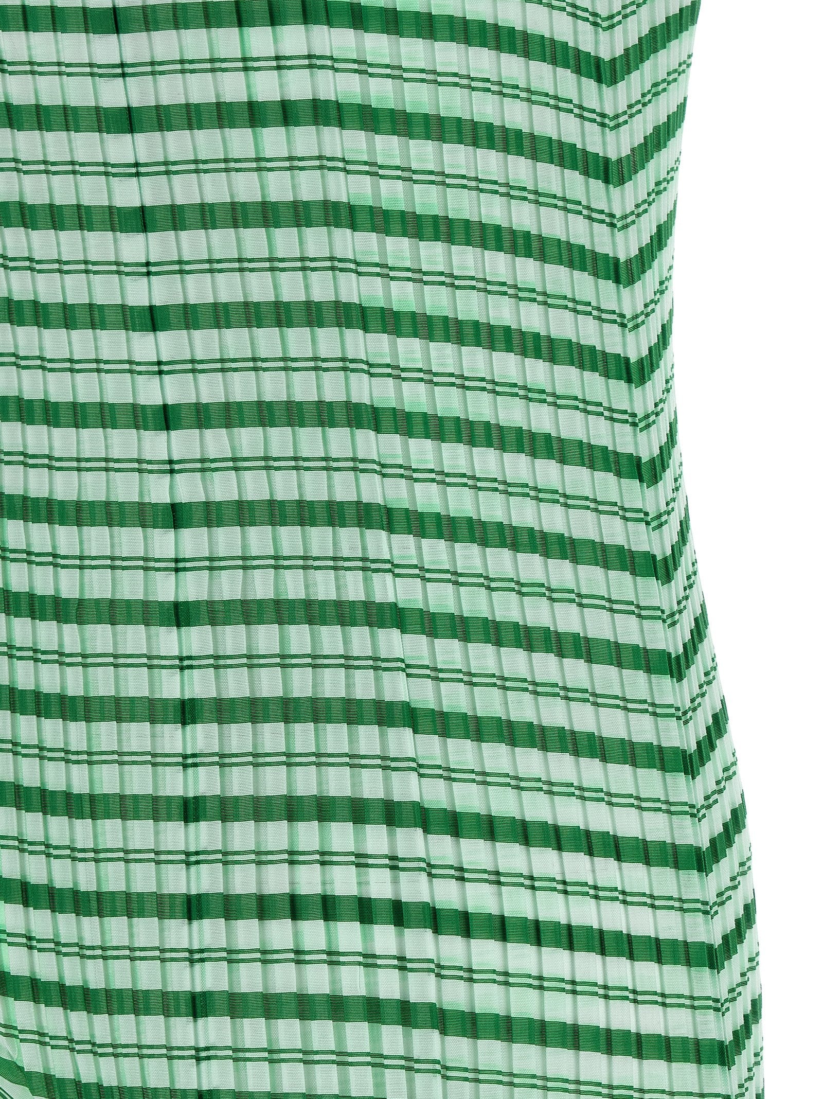 Elevate your presence with the Issey Miyake Bicolor Polyester Long Dress, a sculptural masterpiece of avant-garde luxury, crafted for the discerning individual.