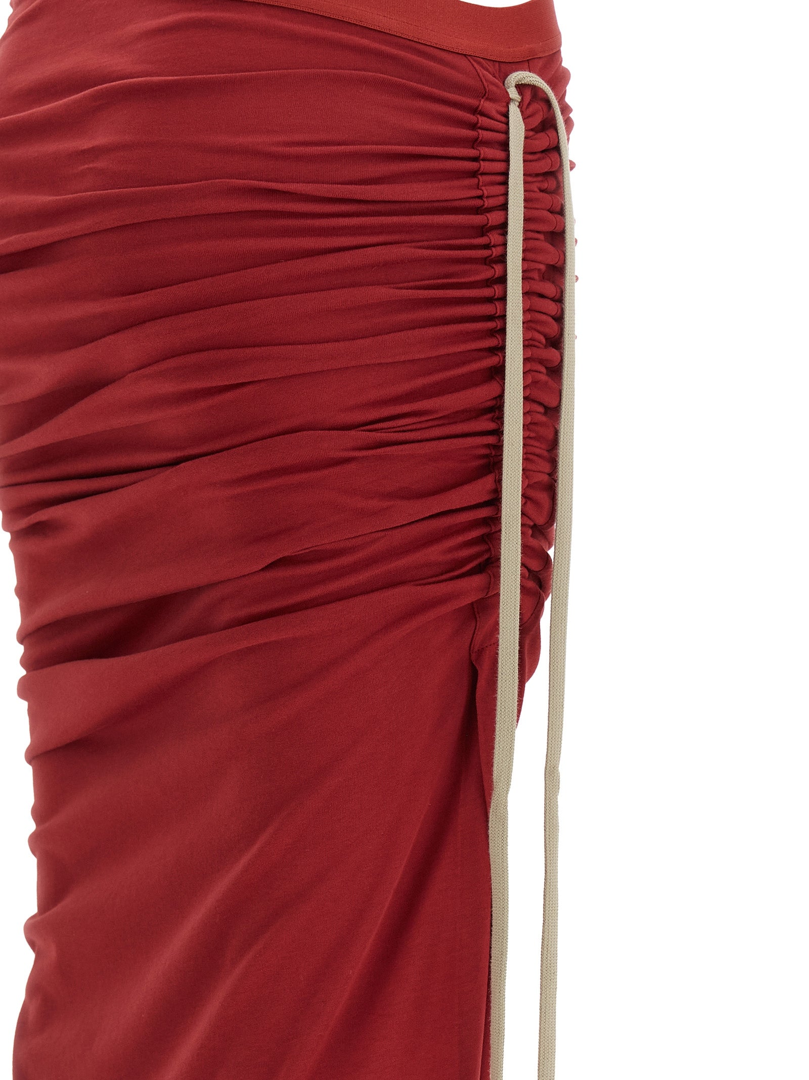 Rick Owens Multicolor Cotton Mini Skirt - Artisanal Elegance