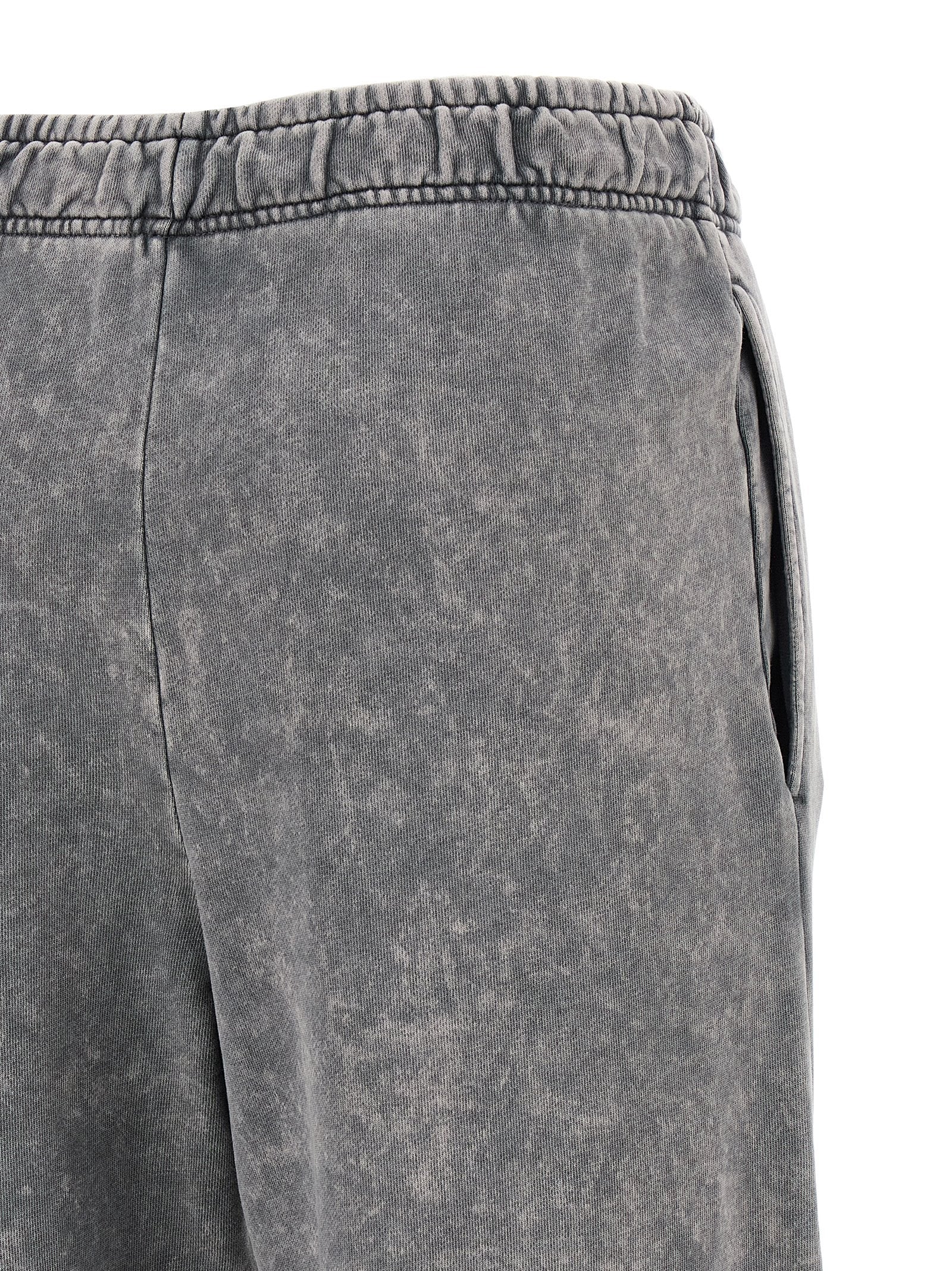 Elevate your style with PINKO's Gray Cotton Joggers, where luxurious gauze cotton meets a striking délavé effect, embodying effortless chic for the discerning individual.