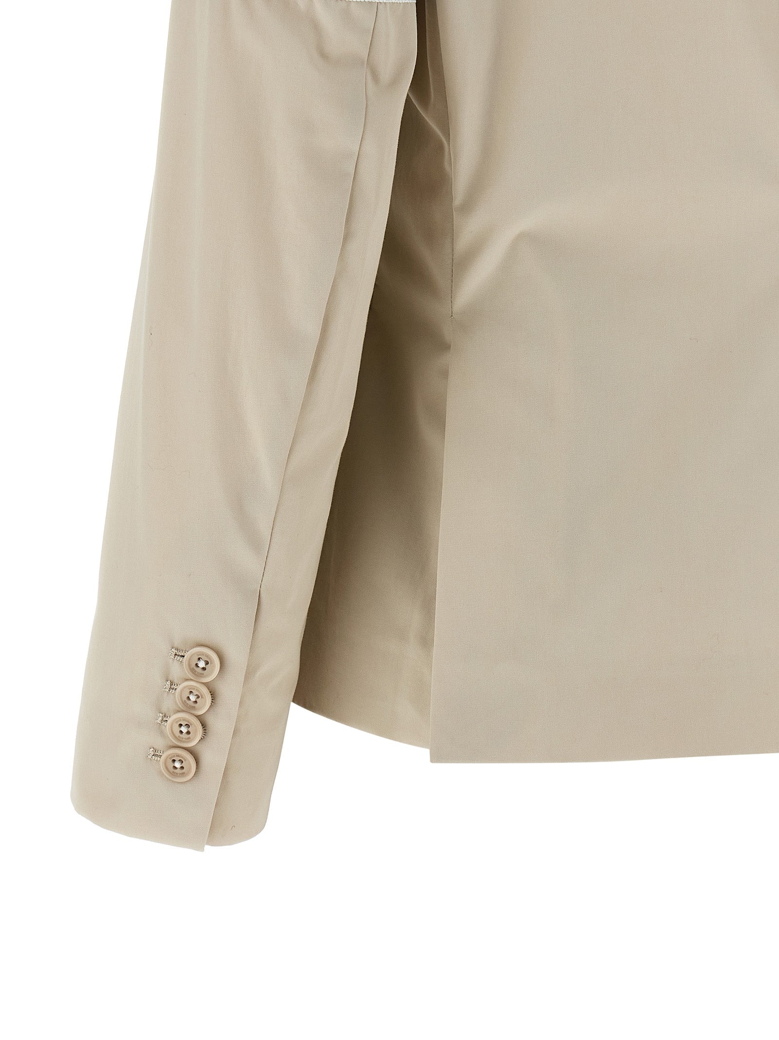 Thom Browne Beige Cotton Blazer
