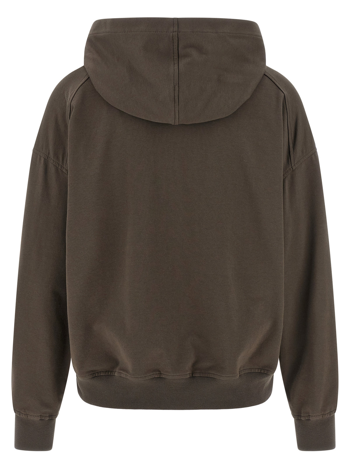Indulge in the Brunello Cucinelli Brown Cotton Hoodie, a masterpiece of Italian craftsmanship blending luxury and comfort for the discerning individual.