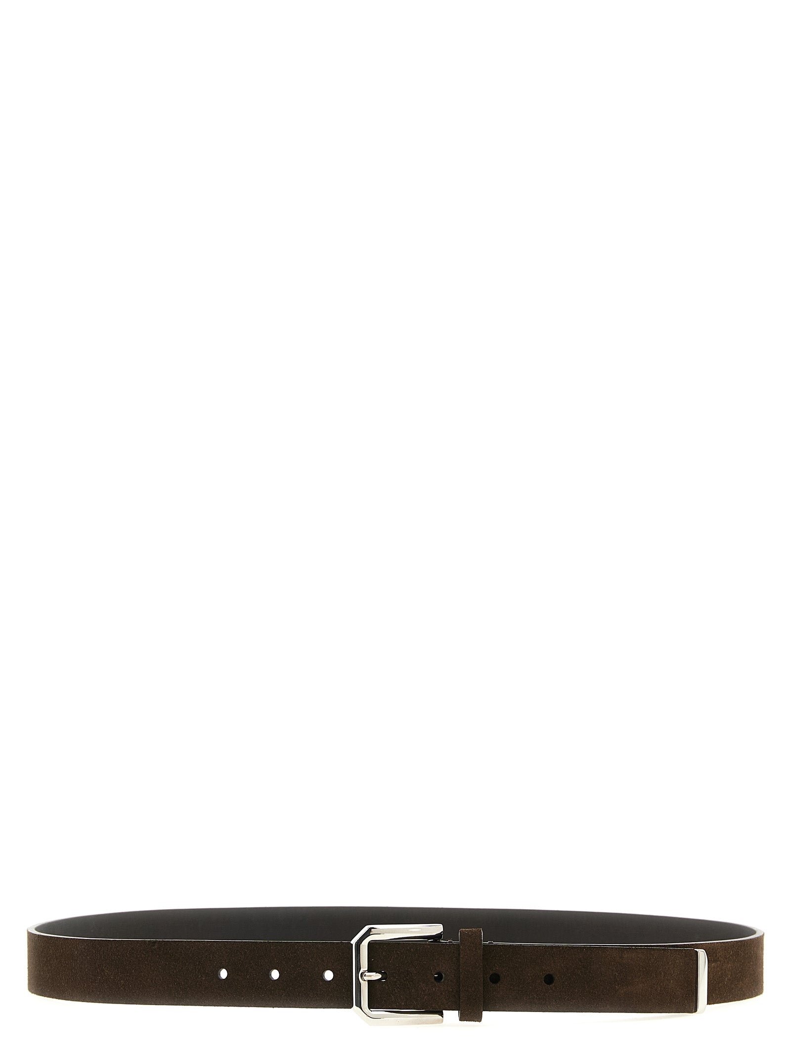 Brunello Cucinelli Brown Bull Skin Belt | Artisanal Luxury Elegance